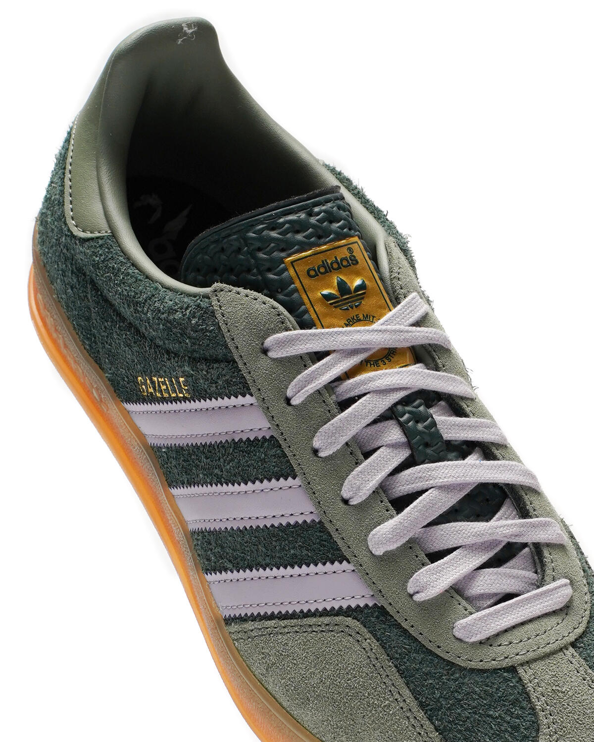 Adidas Men Gazelle Indoor Mineral Green Silver JI0323 - Image 23