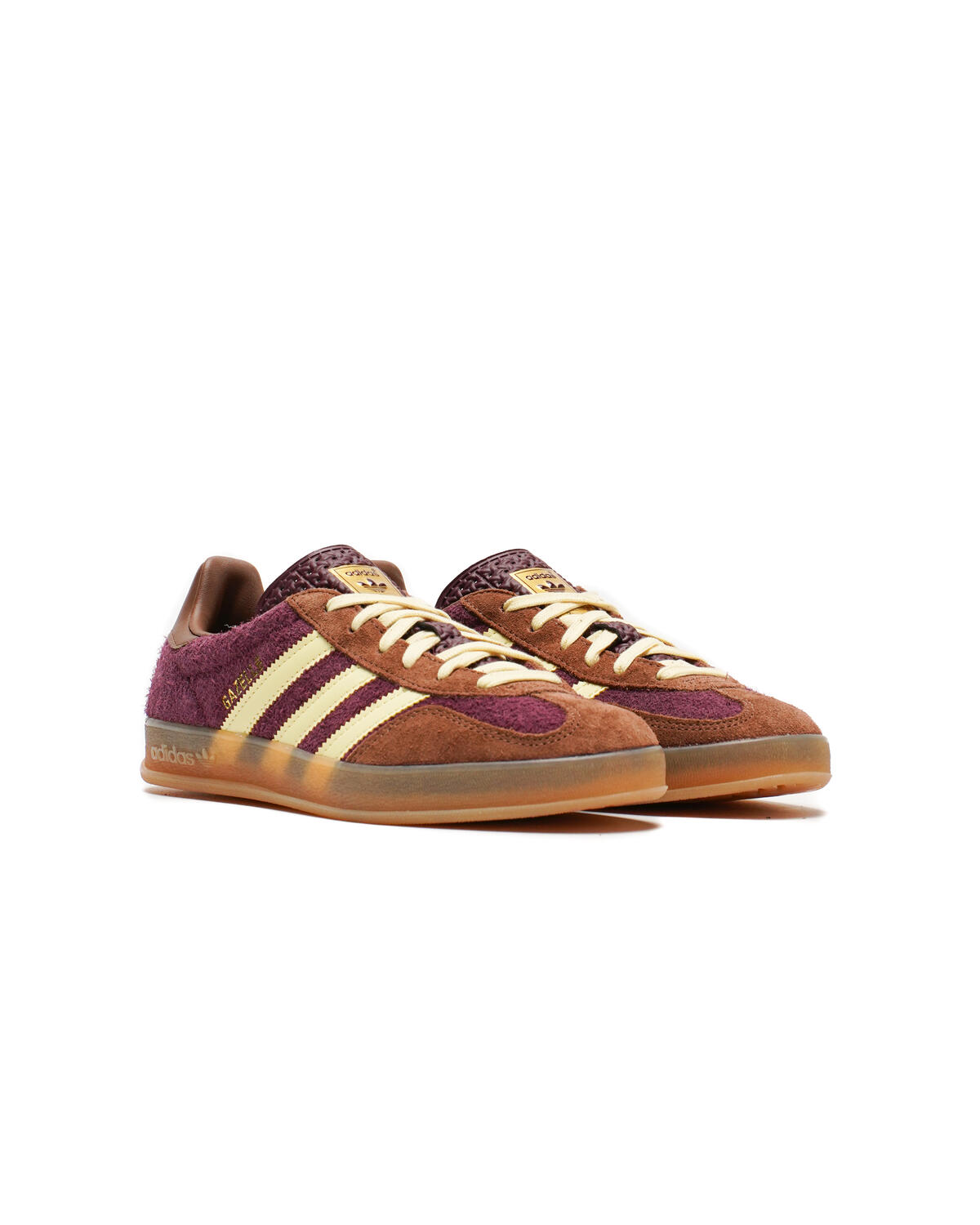 Adidas Gazelle Indoor Maroon/Almost Yellow/Preloved Brown - Image 3