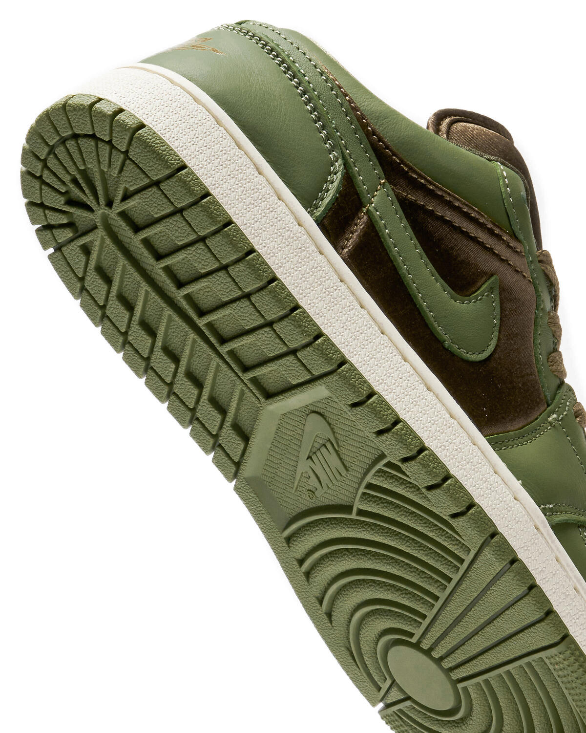 Women's Air Jordan 1 Low SE ( Brown Kelp / Sky J Light Olive / Sail ) - Image 11