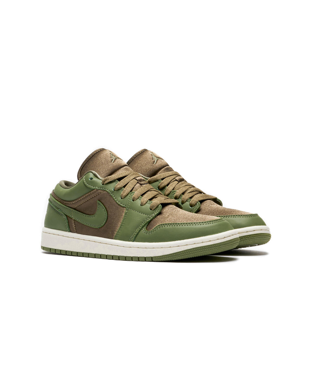 Women's Air Jordan 1 Low SE ( Brown Kelp / Sky J Light Olive / Sail ) - Image 7