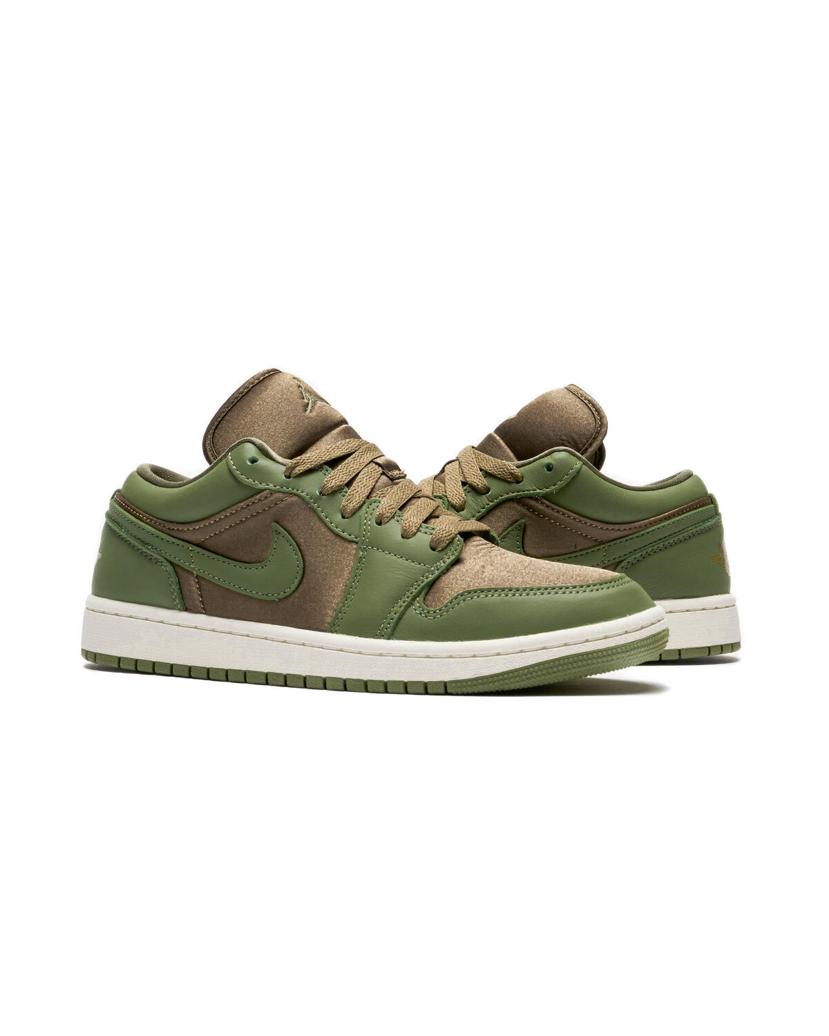 Women's Air Jordan 1 Low SE ( Brown Kelp / Sky J Light Olive / Sail ) - Image 9
