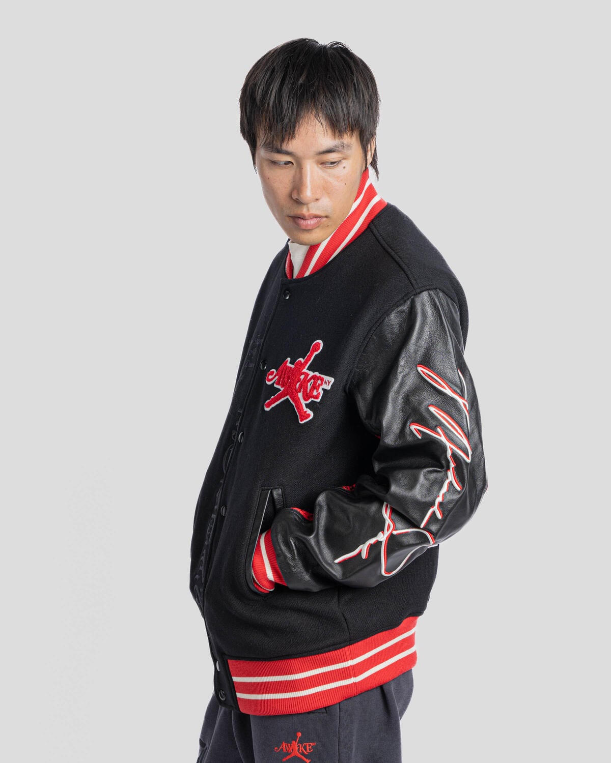 Basketball Jacket Jordan Varsity Hoodie Black And Red Jordan X