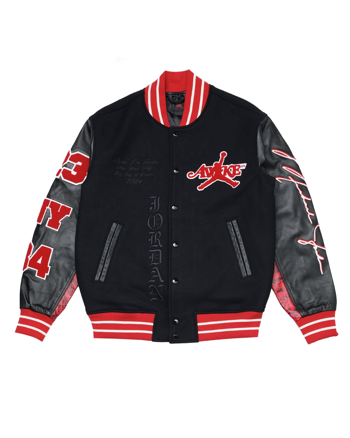 Air Jordan x AWAKE NY VARSITY JACKET | FQ5439-657 | AFEW STORE
