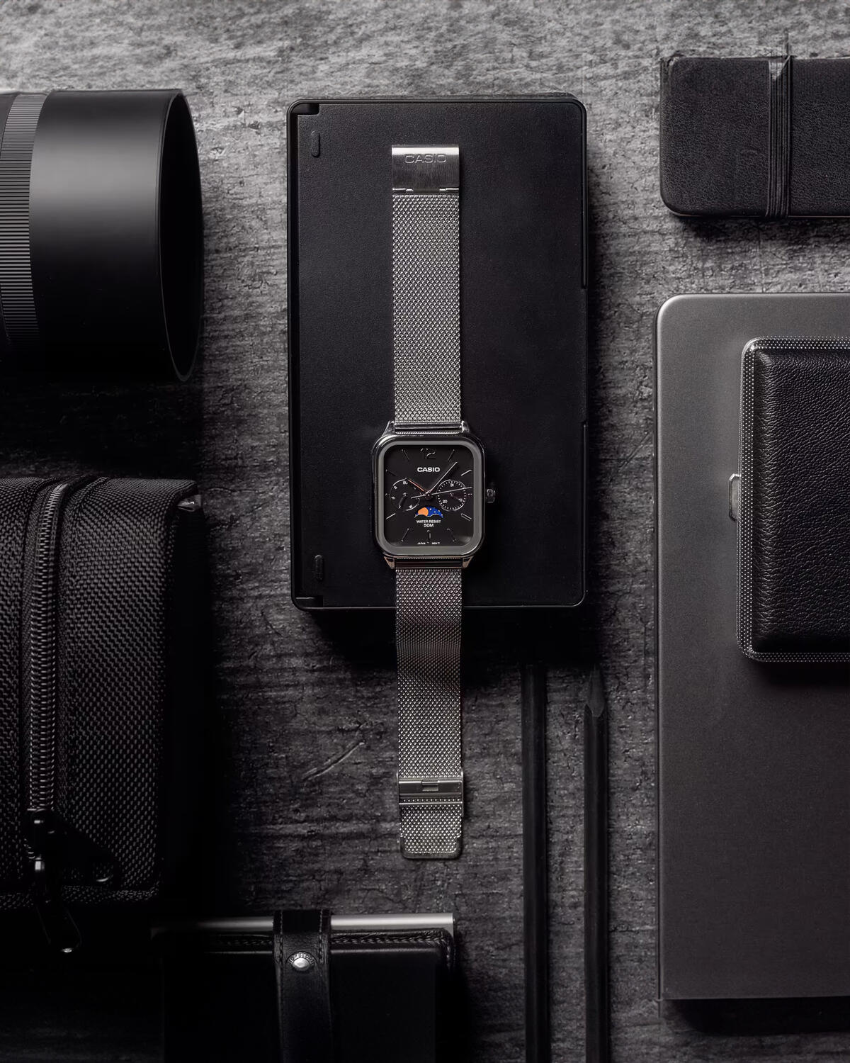 Casio "MTPM305MC1AV" Watch - Silver - Image 12