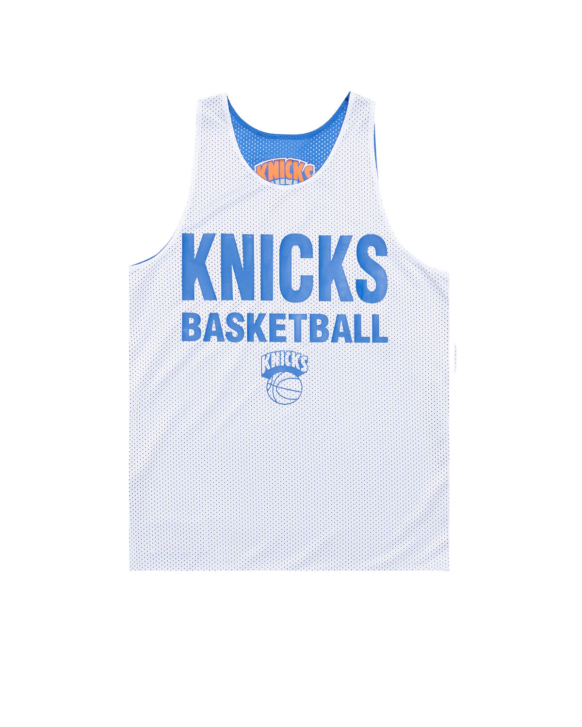 Mitchell & Ness NBA Reversible MESH Practice TANK VNTG LOGO 'New York Knicks' - Image 3