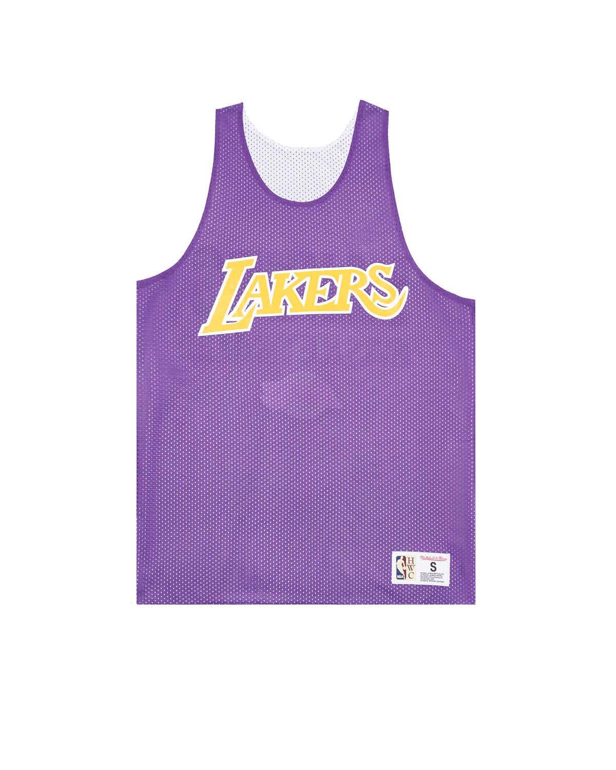 Mitchell & Ness NBA Reversible MESH Practice TANK VNTG LOGO 'LA Lakers' - Image 2