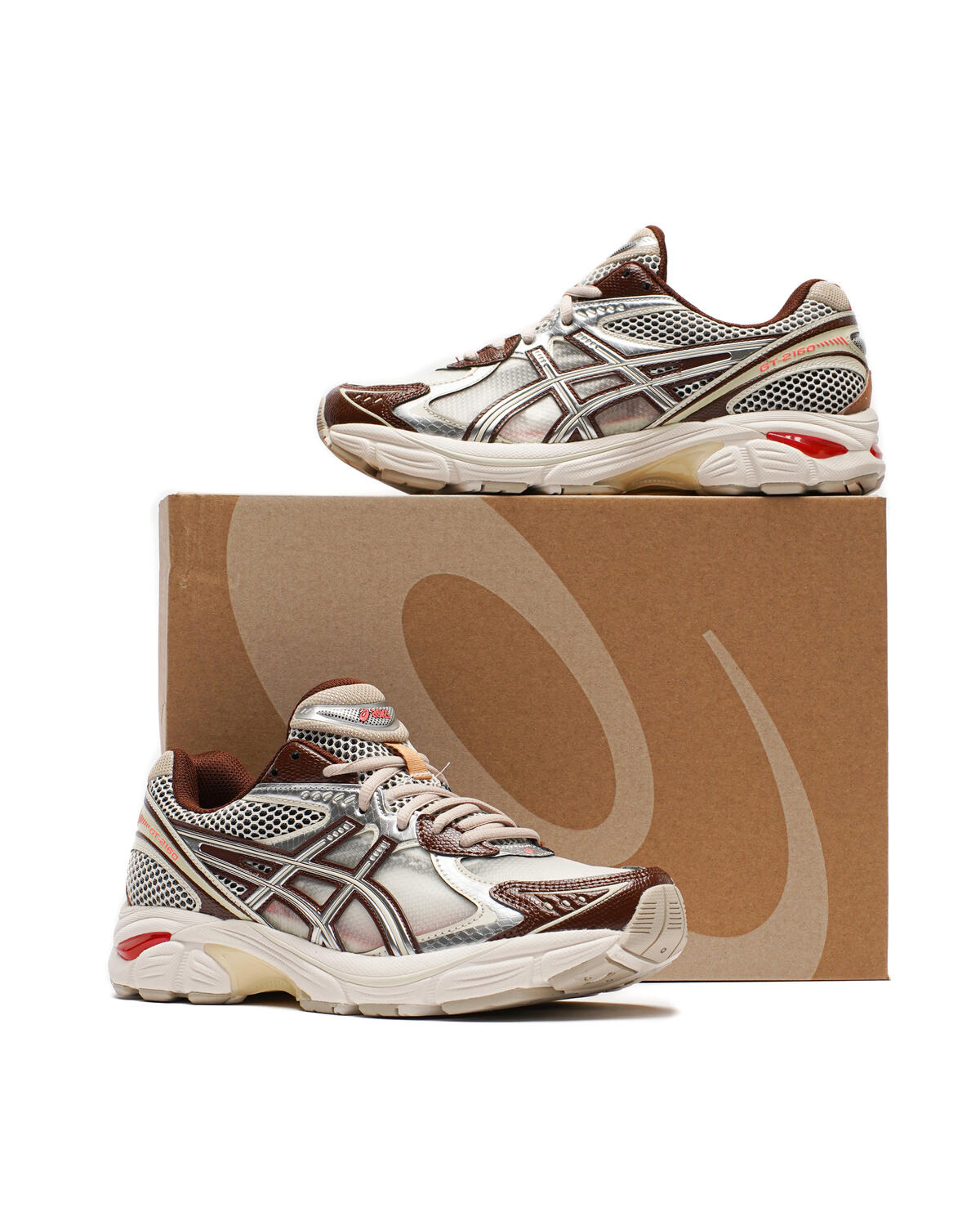 Asics x Above the Clouds GT-2160 - Cream/Chocolate Brown - Image 15