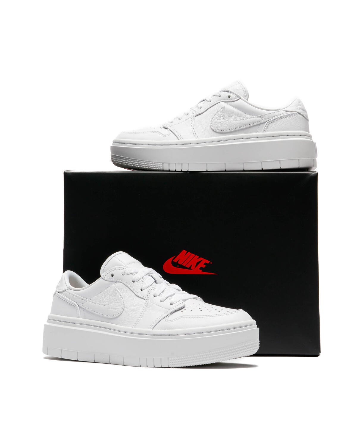 JORDAN BRAND (WMNS) AIR JORDAN 1 ELEVATE LOW "MICHAEL JORDAN" WHITE/WHITE/WHITE - Image 10