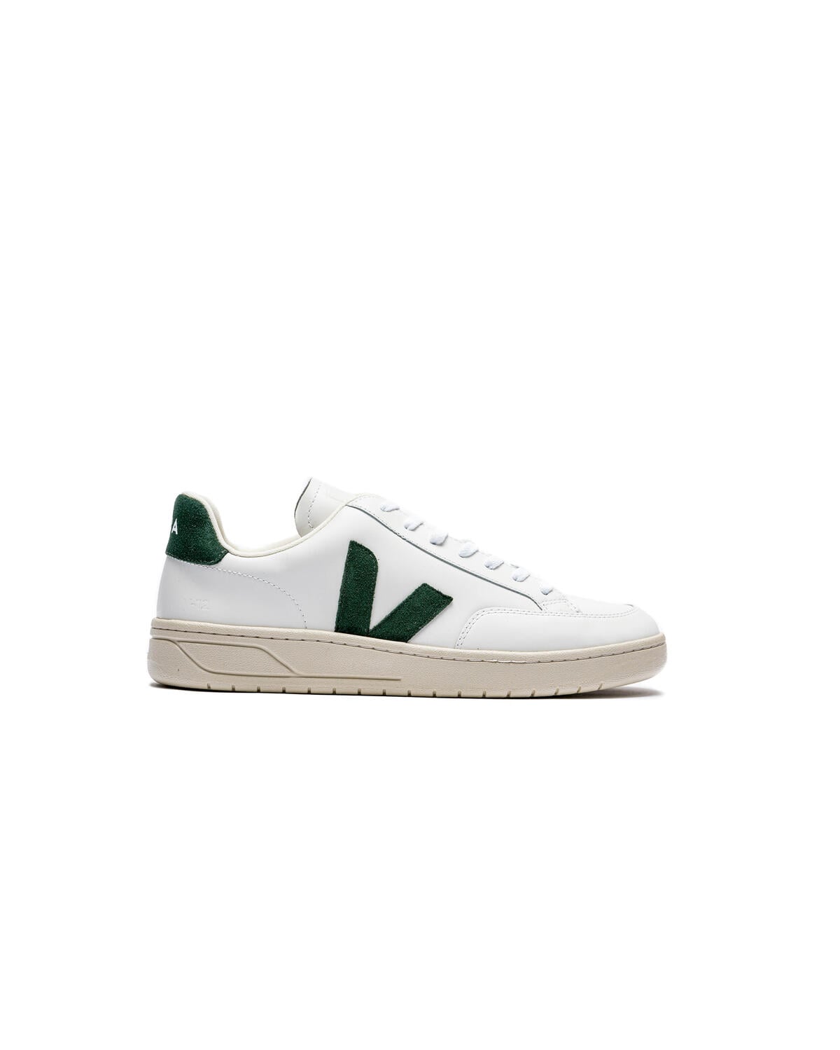 VEJA V-12 Leather White / Cyprus