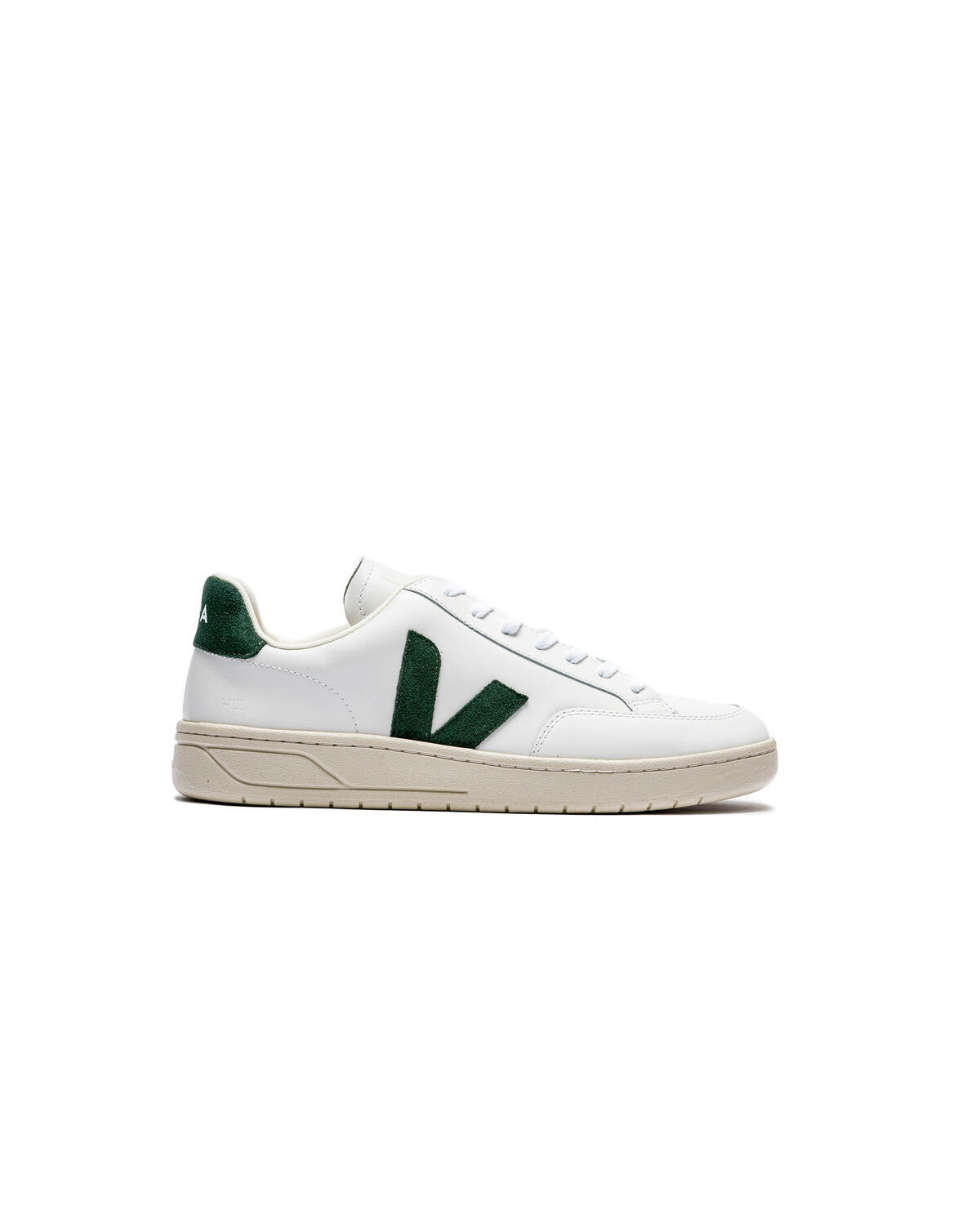 V-12 Leather Men Sneaker in White Cyprus - Image 6
