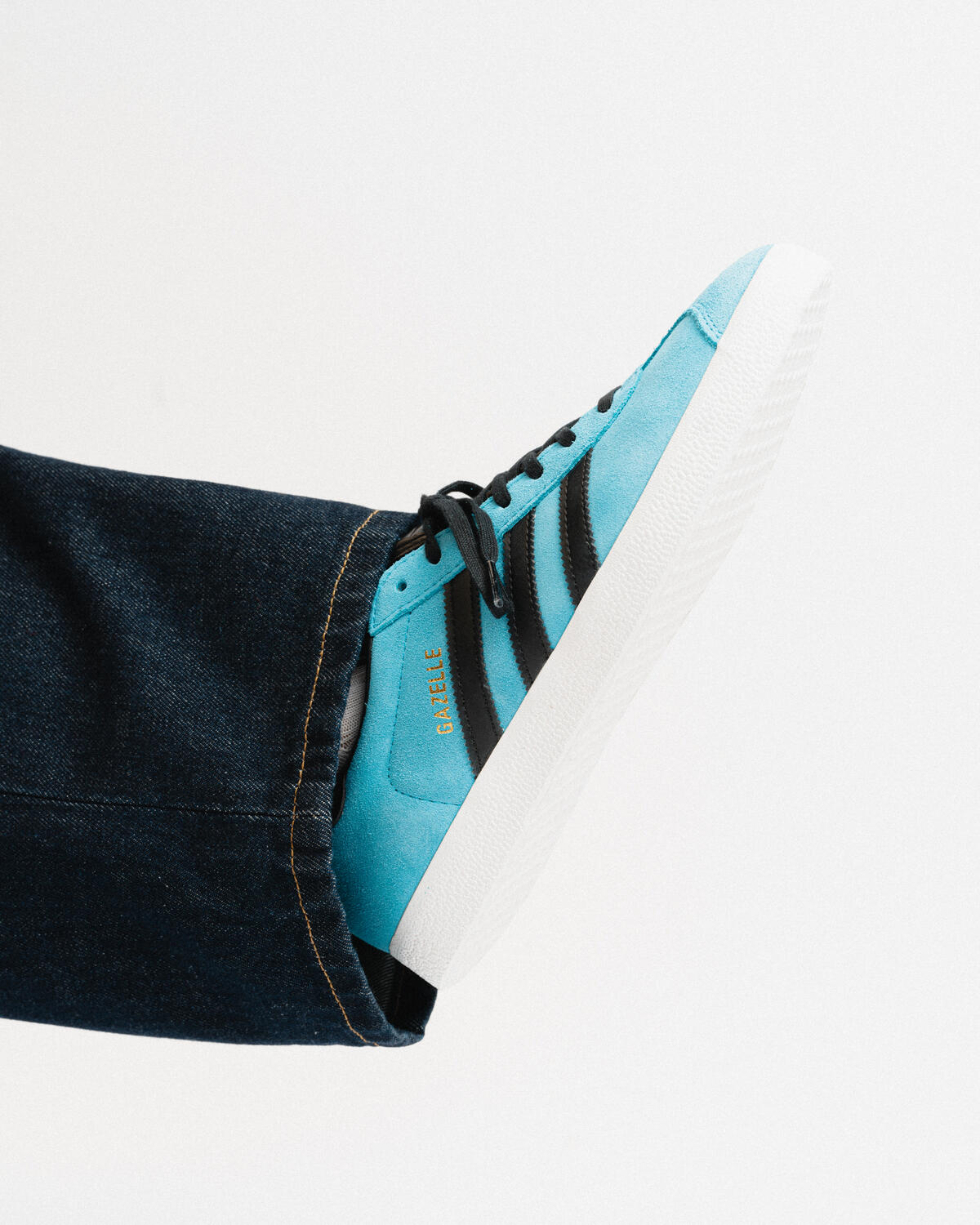 Adidas x Mls Originals Gazelle MLS 'Kansas City' - Shock Cyan / Core Black - Image 14