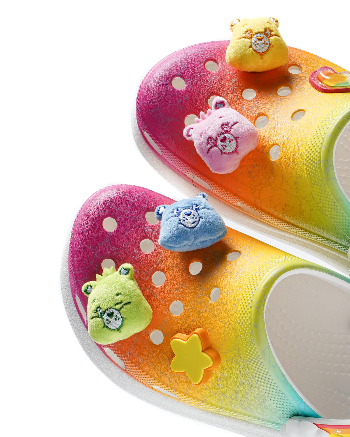 CROCS Care Bears Crush Clogs Rainbow Shoes White Men\'s Sz 12 *NEW* 210103-100 Buy Care Bears x Crocs Crush Clog  main image 2