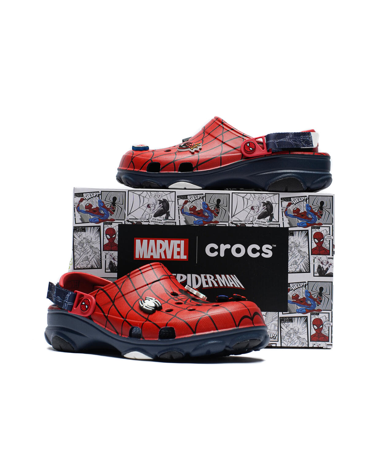 Spider-Man x CROCS All Terrain Clogs 208782-410‎ Men\'s 10/Women\'s 12 Marvel Team Spider-Man x CROCS All Terrain Clog Men main image 3