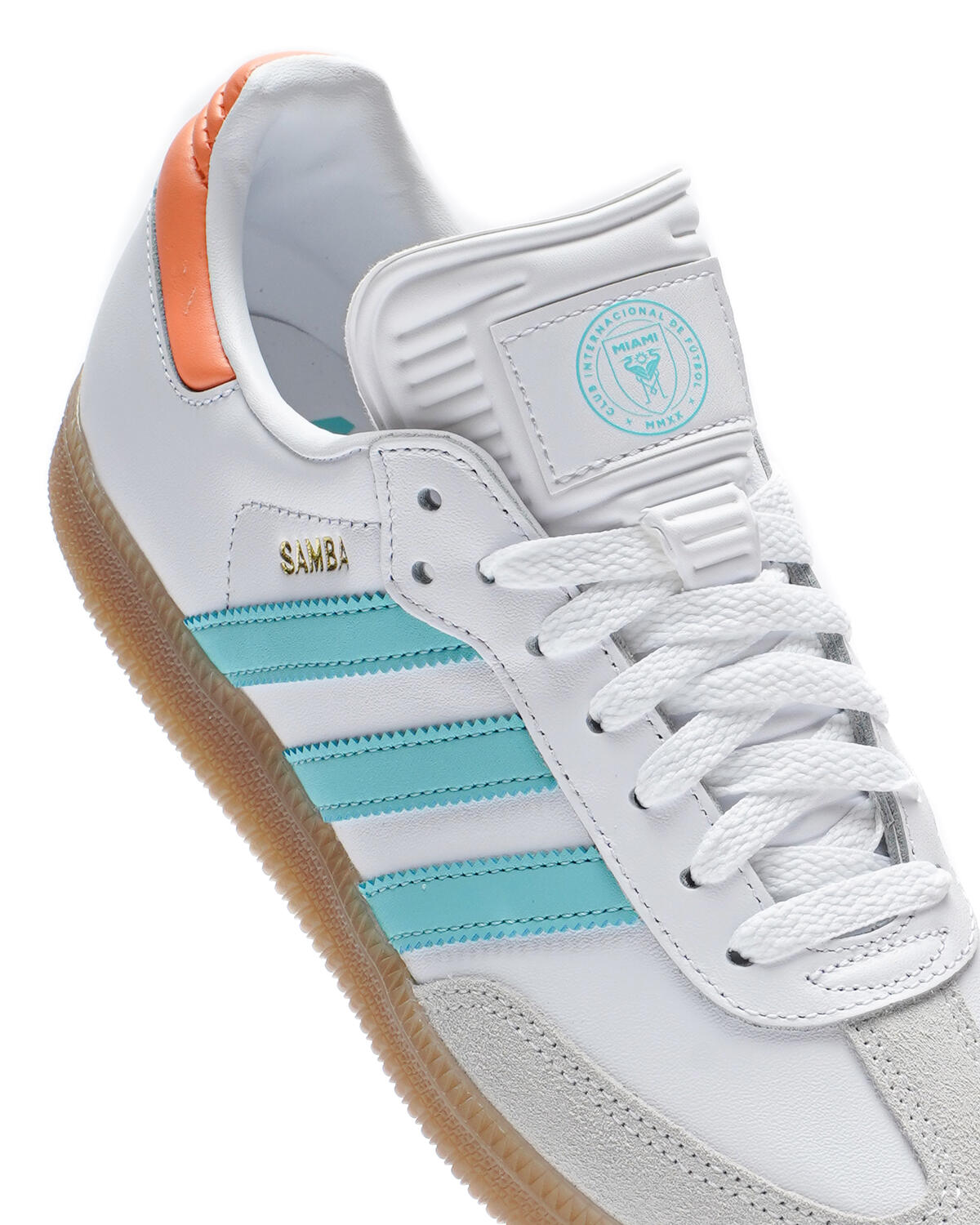 Adidas x Inter Miami CF Samba IM "Inter Miami" (Cloud White/Easy Mint/Gum) - Image 21