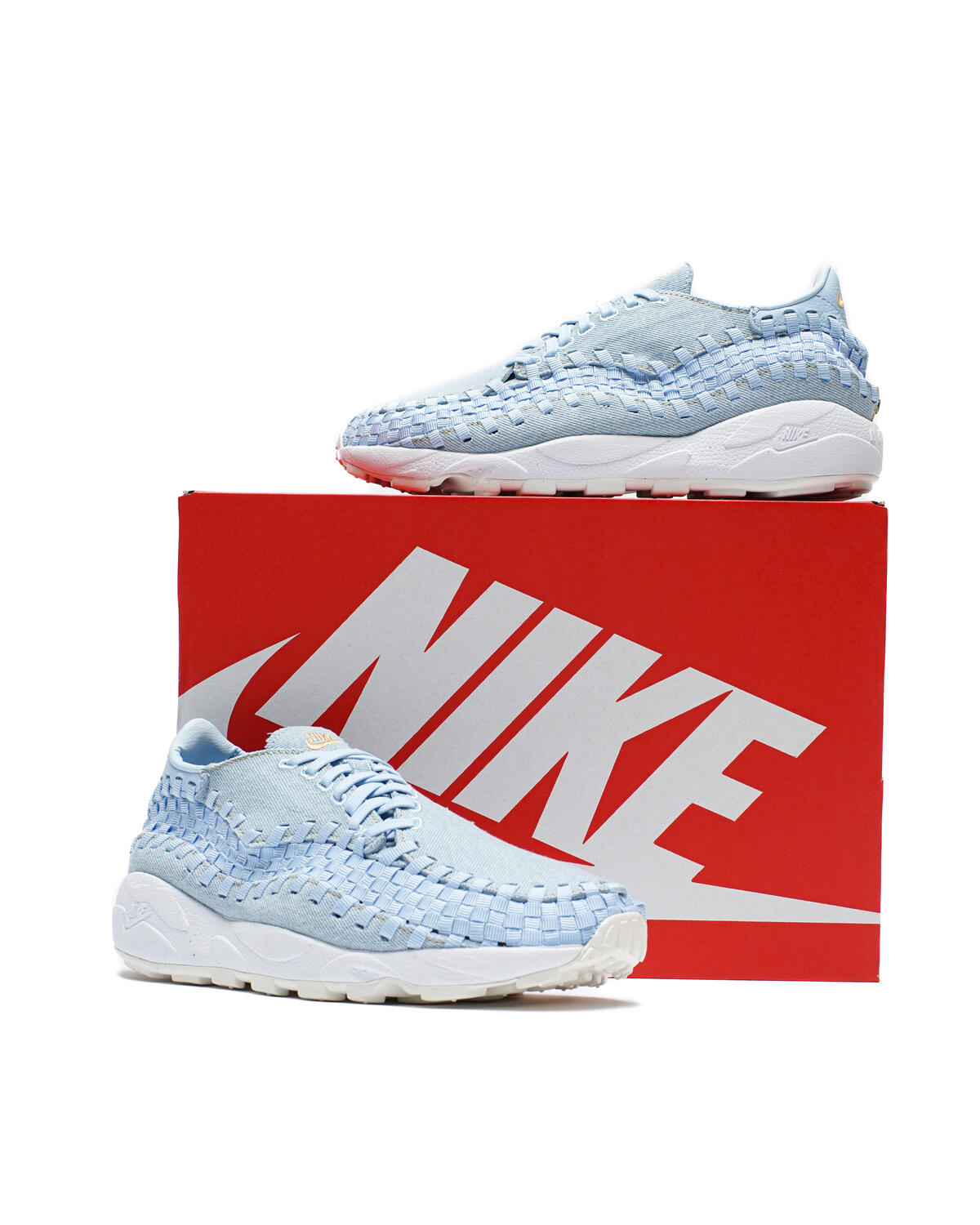 Nike Women's Air Footscape Denim/Wheat Gold/Ice Blue/White FV6103-400 - Image 41