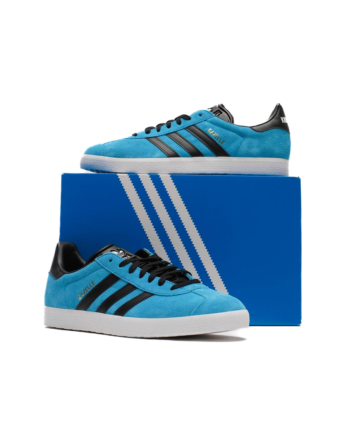Adidas x Mls Originals Gazelle MLS 'Kansas City' - Shock Cyan / Core Black - Image 12