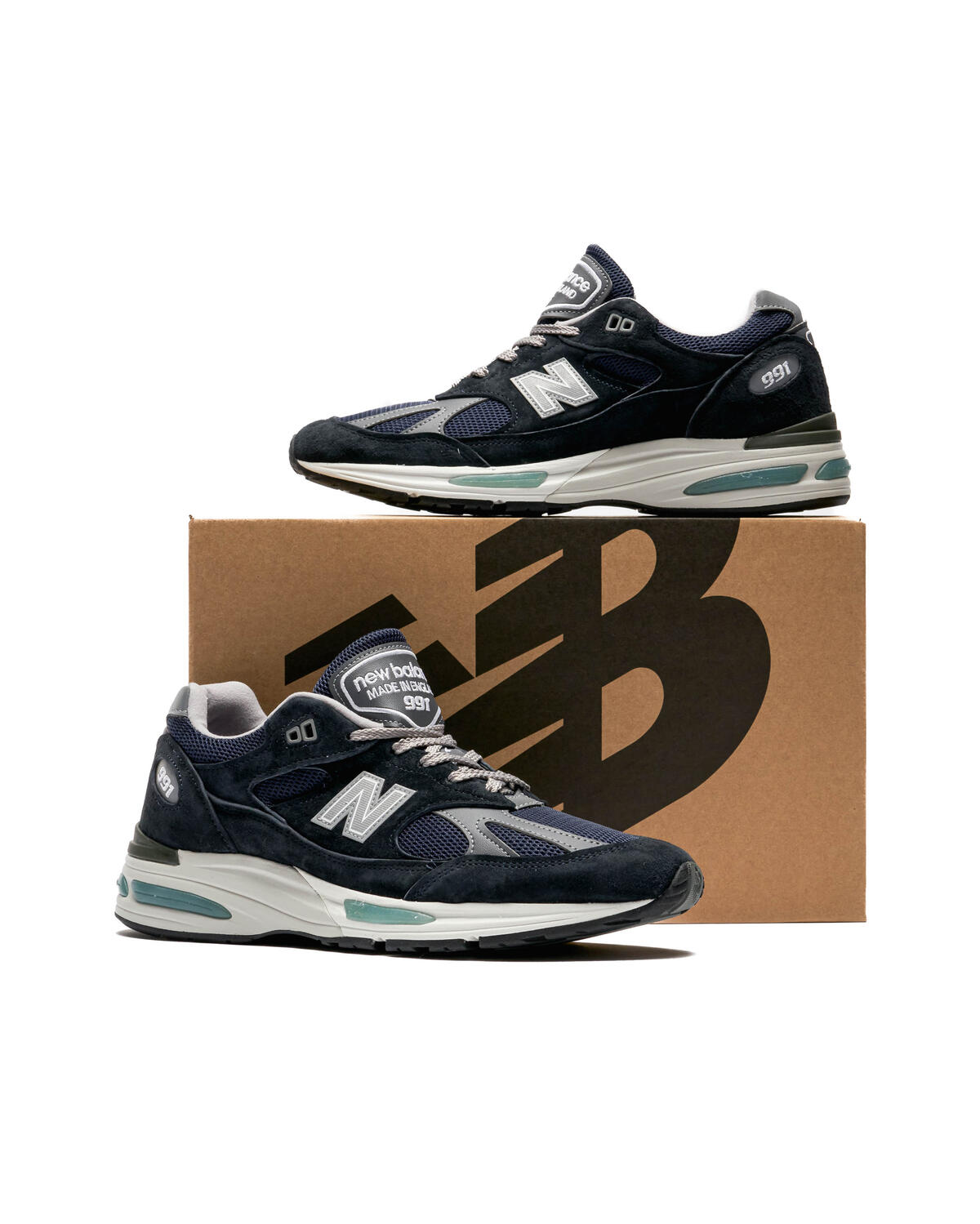 New Balance U991NV2 Dark Navy/Smoked Pearl - Image 45