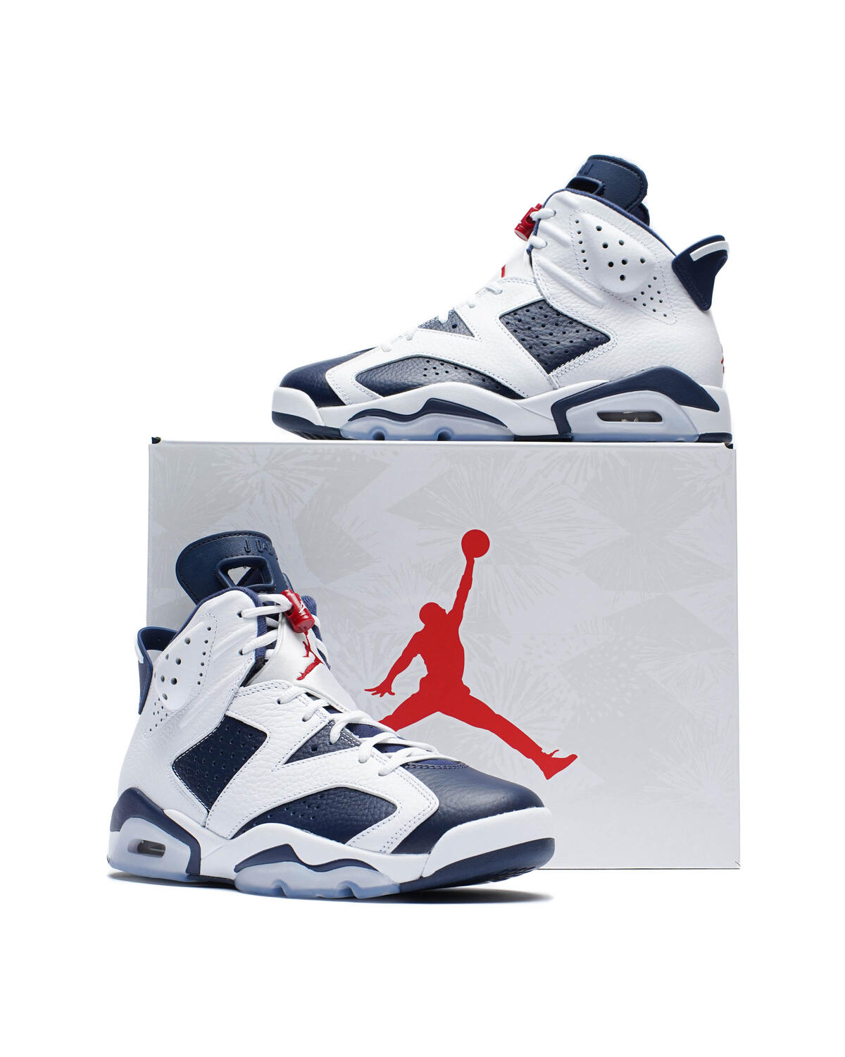 Air Jordan 6 Retro ホワイト/ネイビー/レッド オリンピック Air 