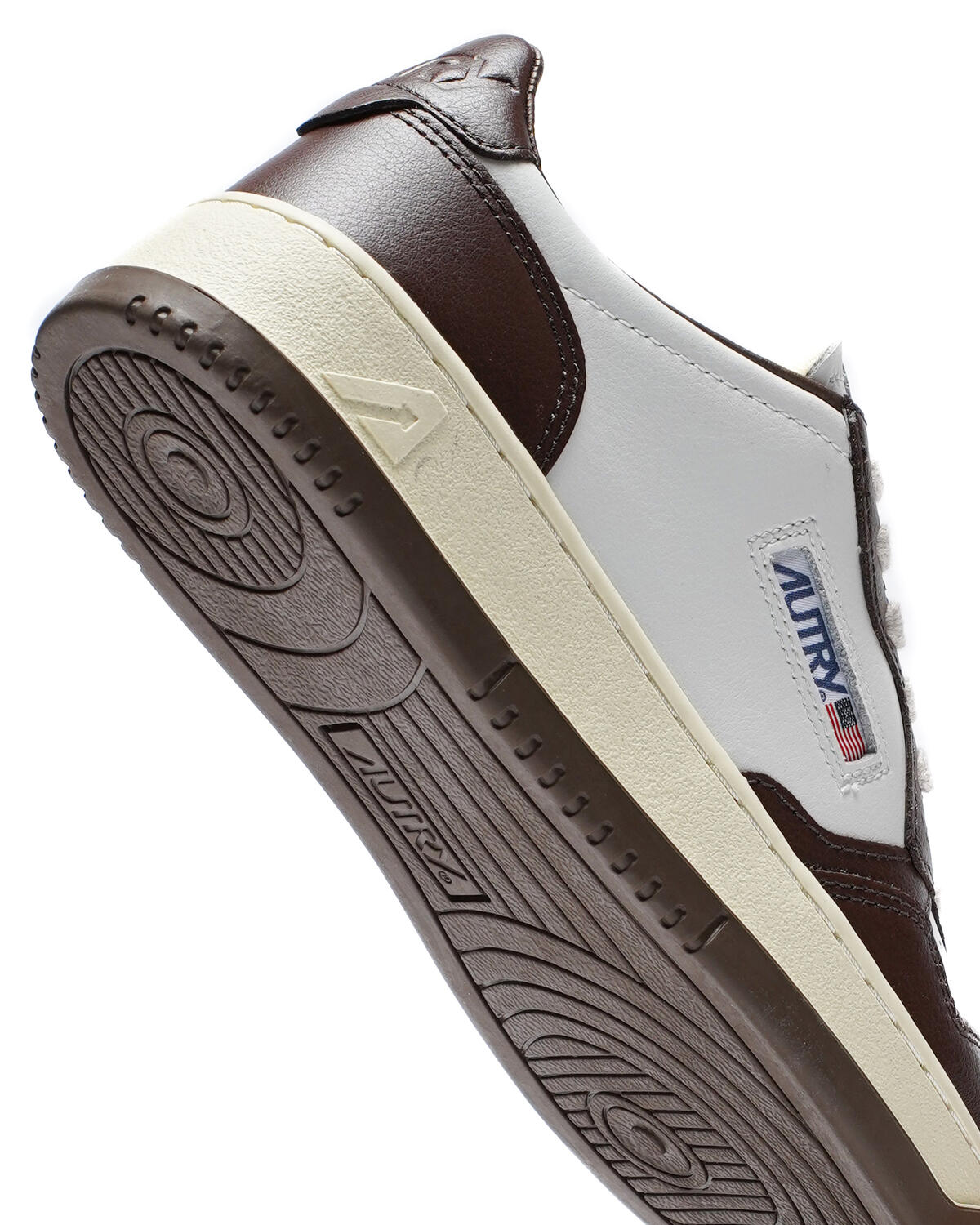 Autry Medalist Low White / Brown - Image 7