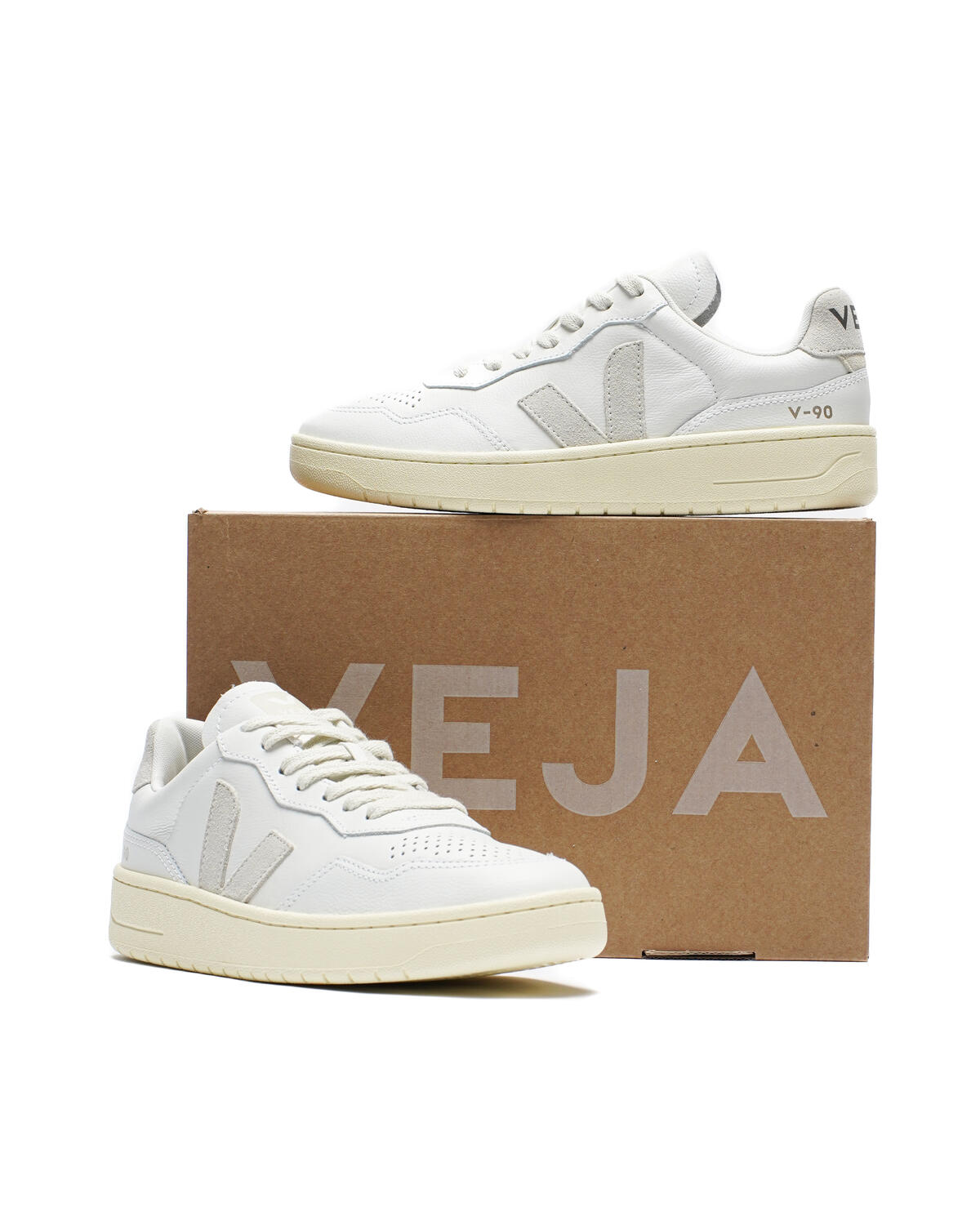 Veja WMNS V-90 - White / Kaki - Image 14