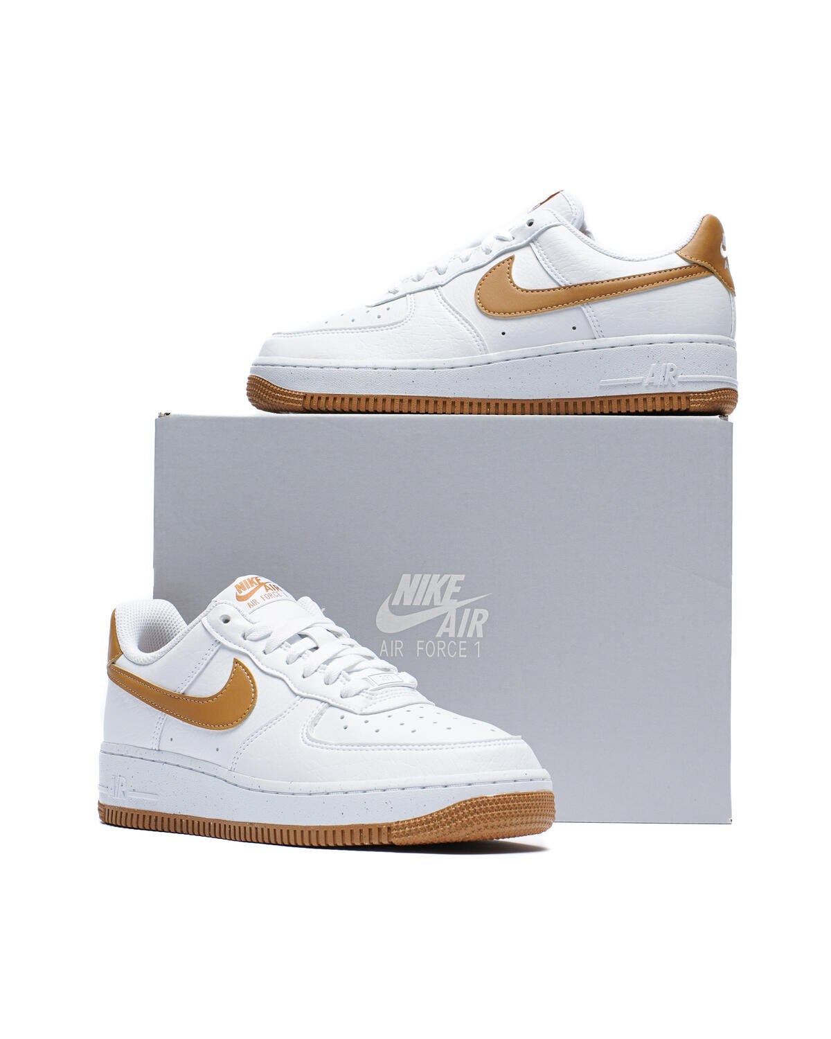 Nike Air Force 1 'White/Brown' (Women's) - Image 18