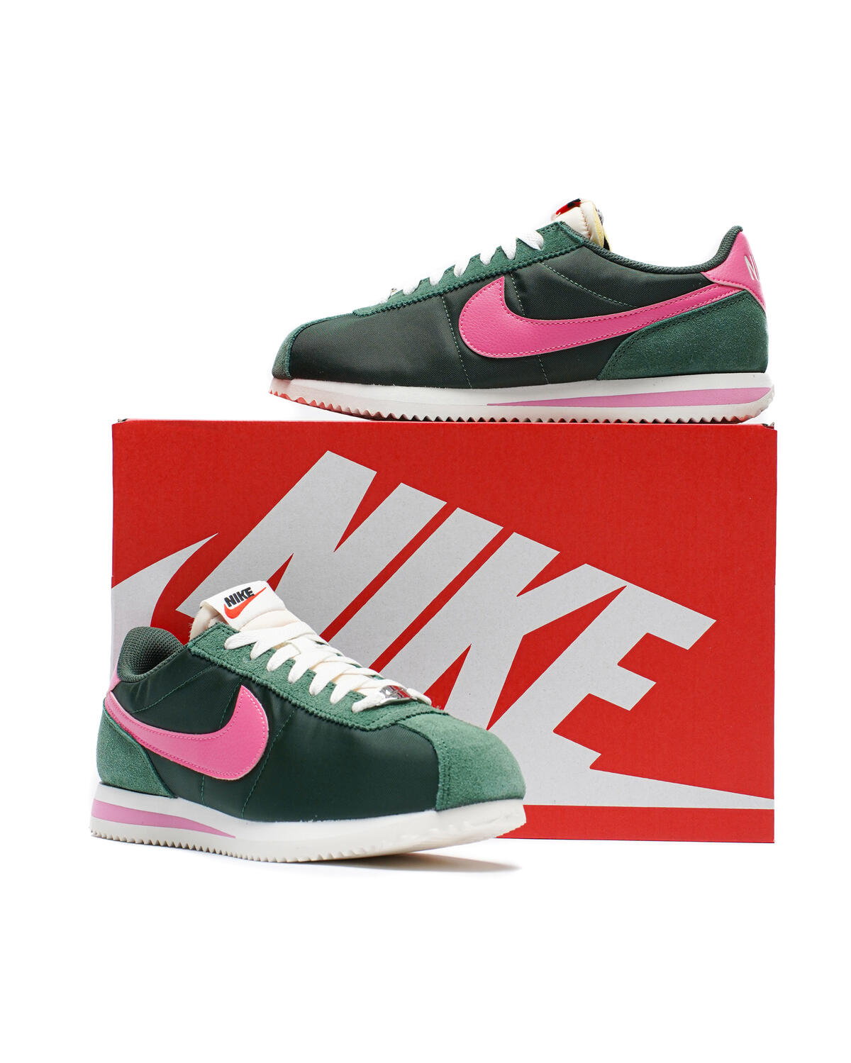 Nike Cortez 'Fir / Pinksicle - Sail - Team Orange' (Women's) - Image 6