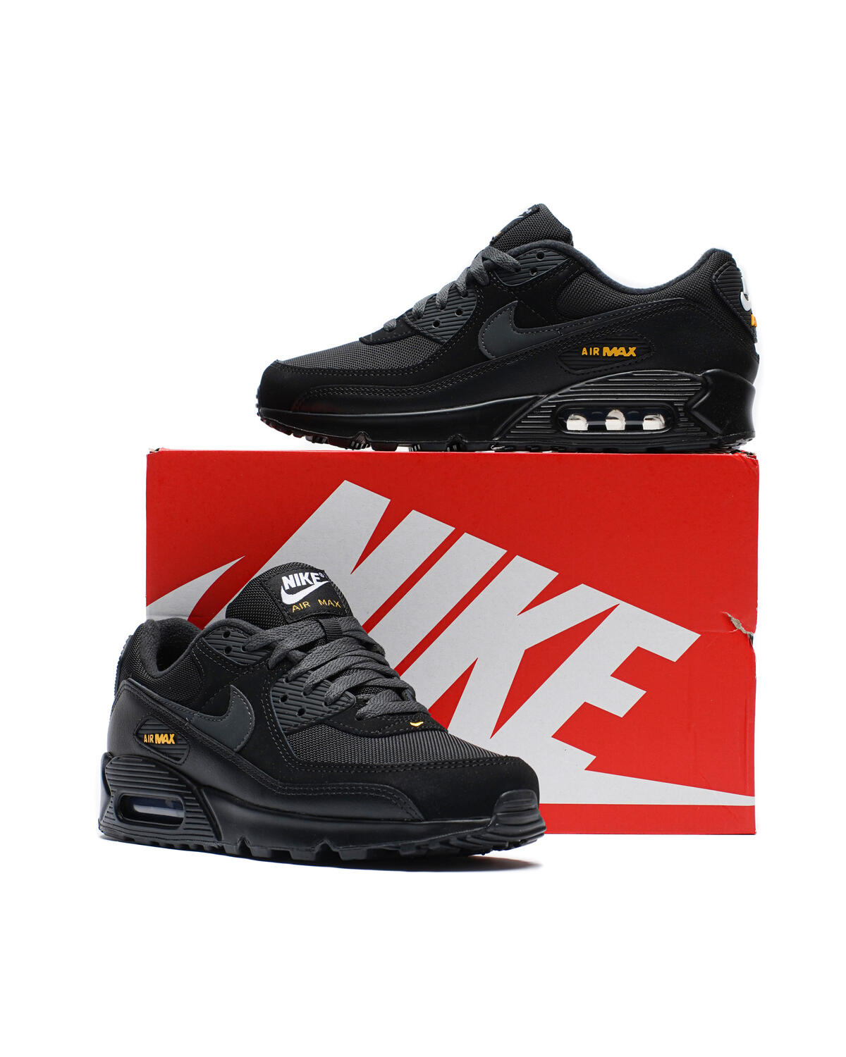 Nike Air Max 90 Black / Yellow - Image 6