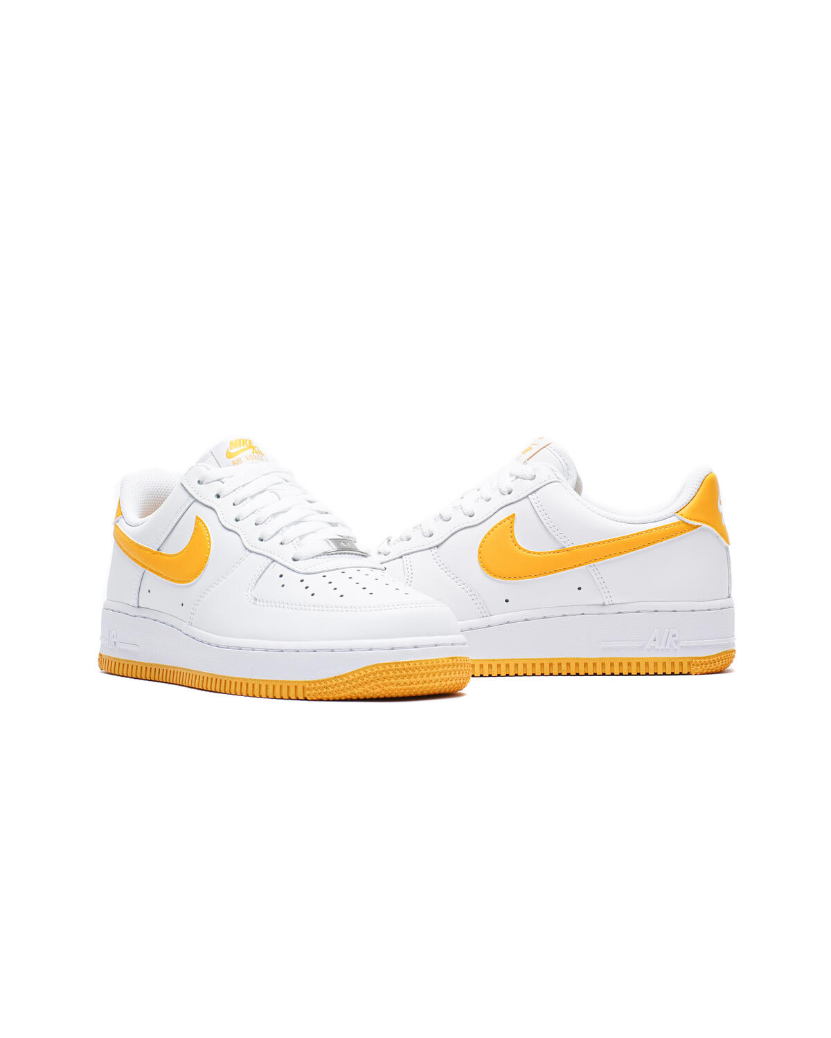 Nike Air Force 1 White / University Gold - Image 5