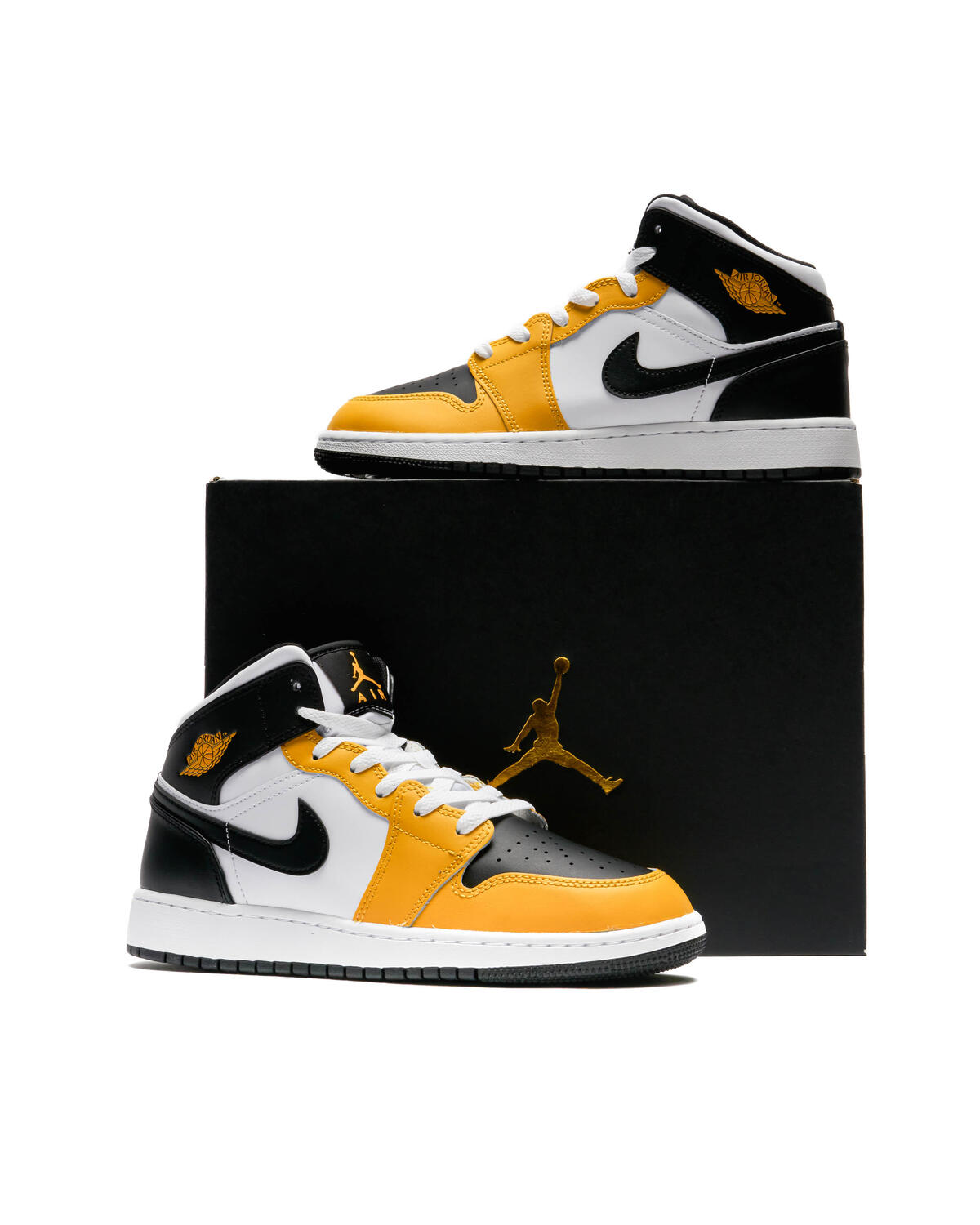 Air Jordan 1 Mid Yellow (GS) - Image 12