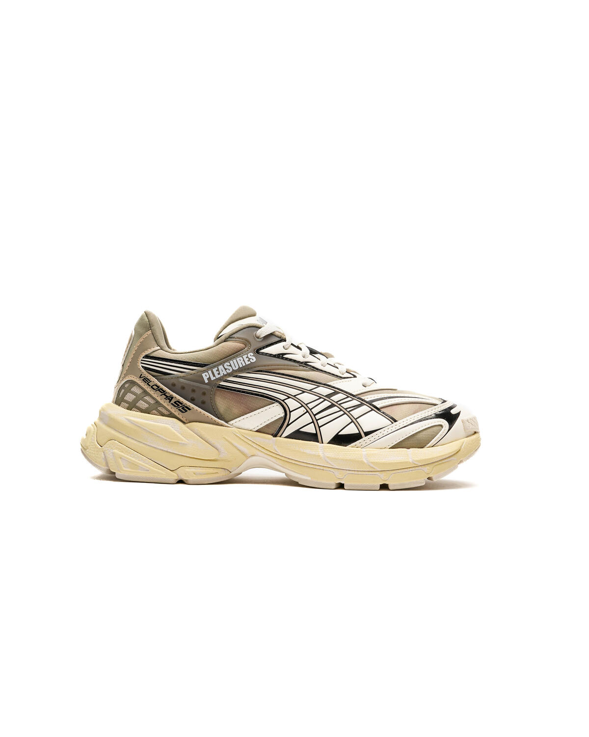 Puma x Pleasures Velophasis Overdyed - Birch Tree / Anise Flo - Image 17