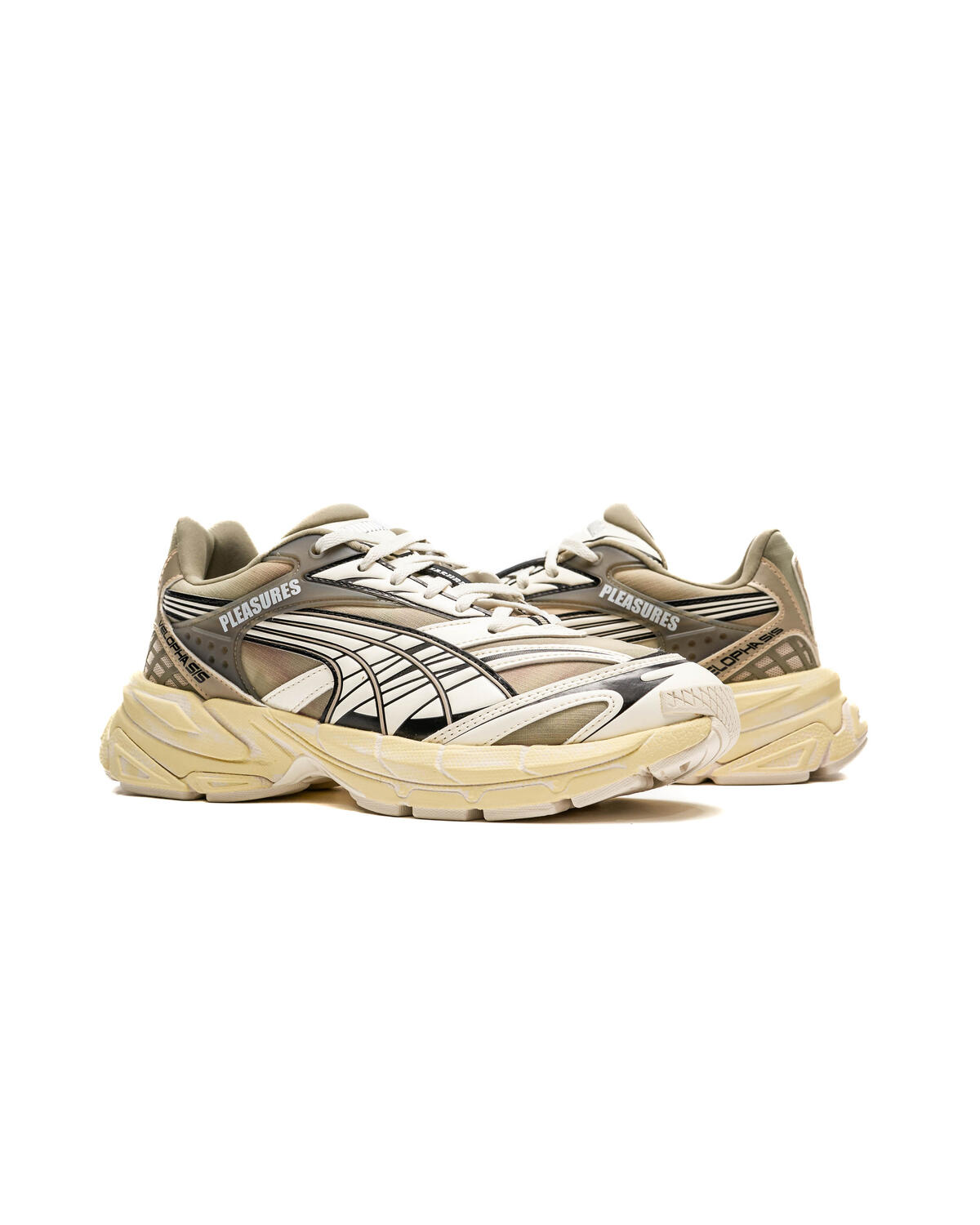 Puma x Pleasures Velophasis Overdyed - Birch Tree / Anise Flo - Image 27