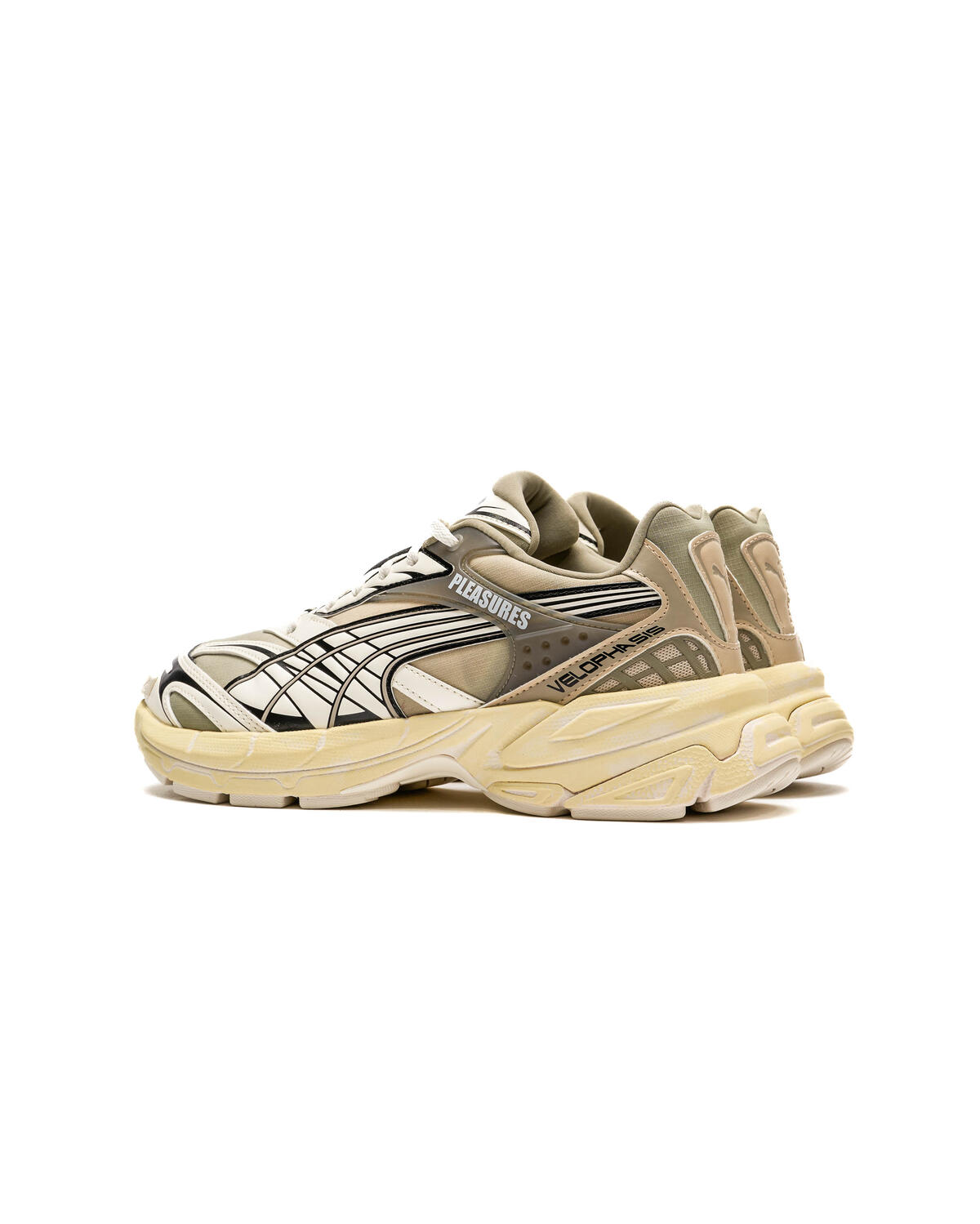 Puma x Pleasures Velophasis Overdyed - Birch Tree / Anise Flo - Image 26
