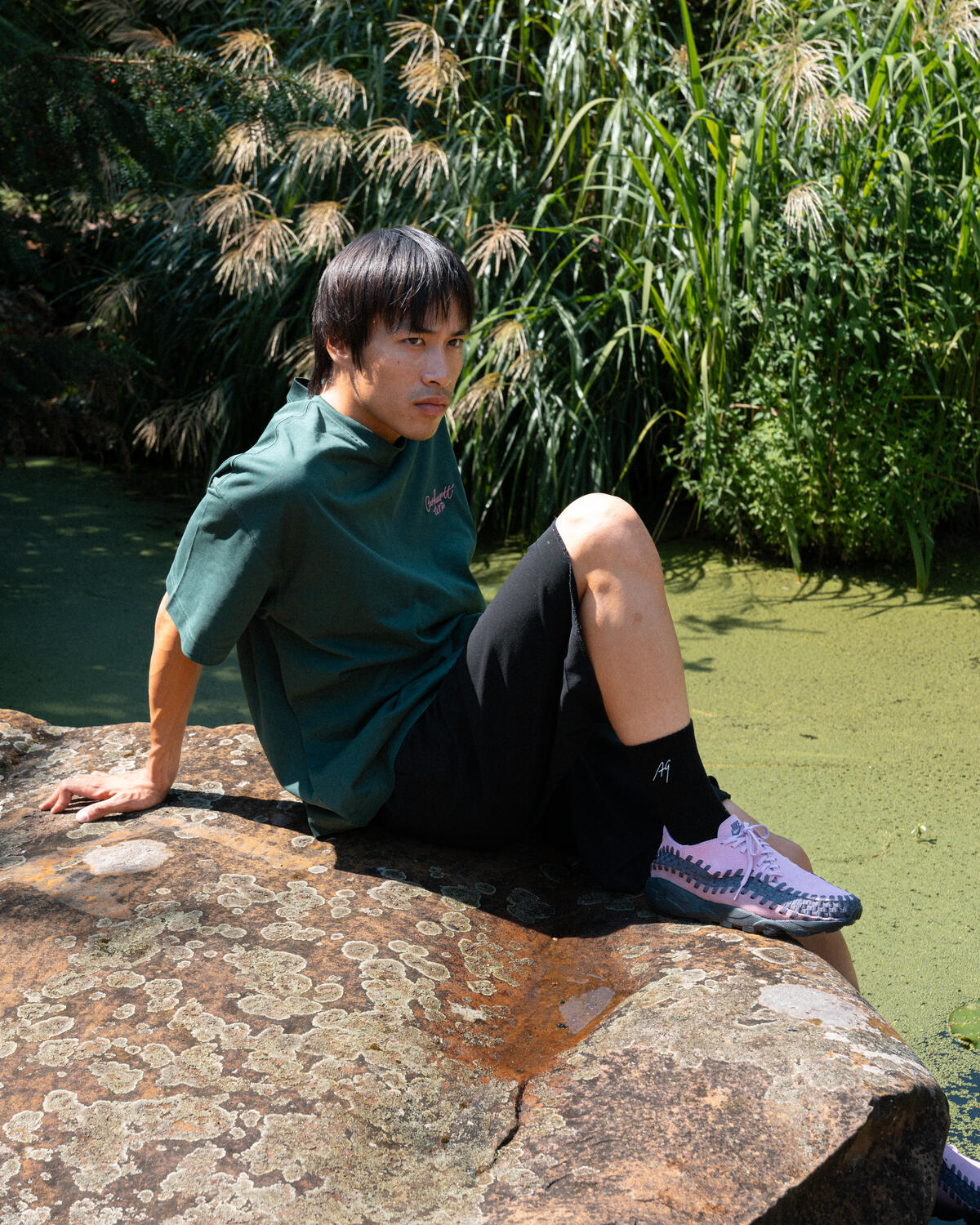 Nike Air Footscape Woven Sneakers Beyond Pink / Plum Dust (Women's) - Image 30