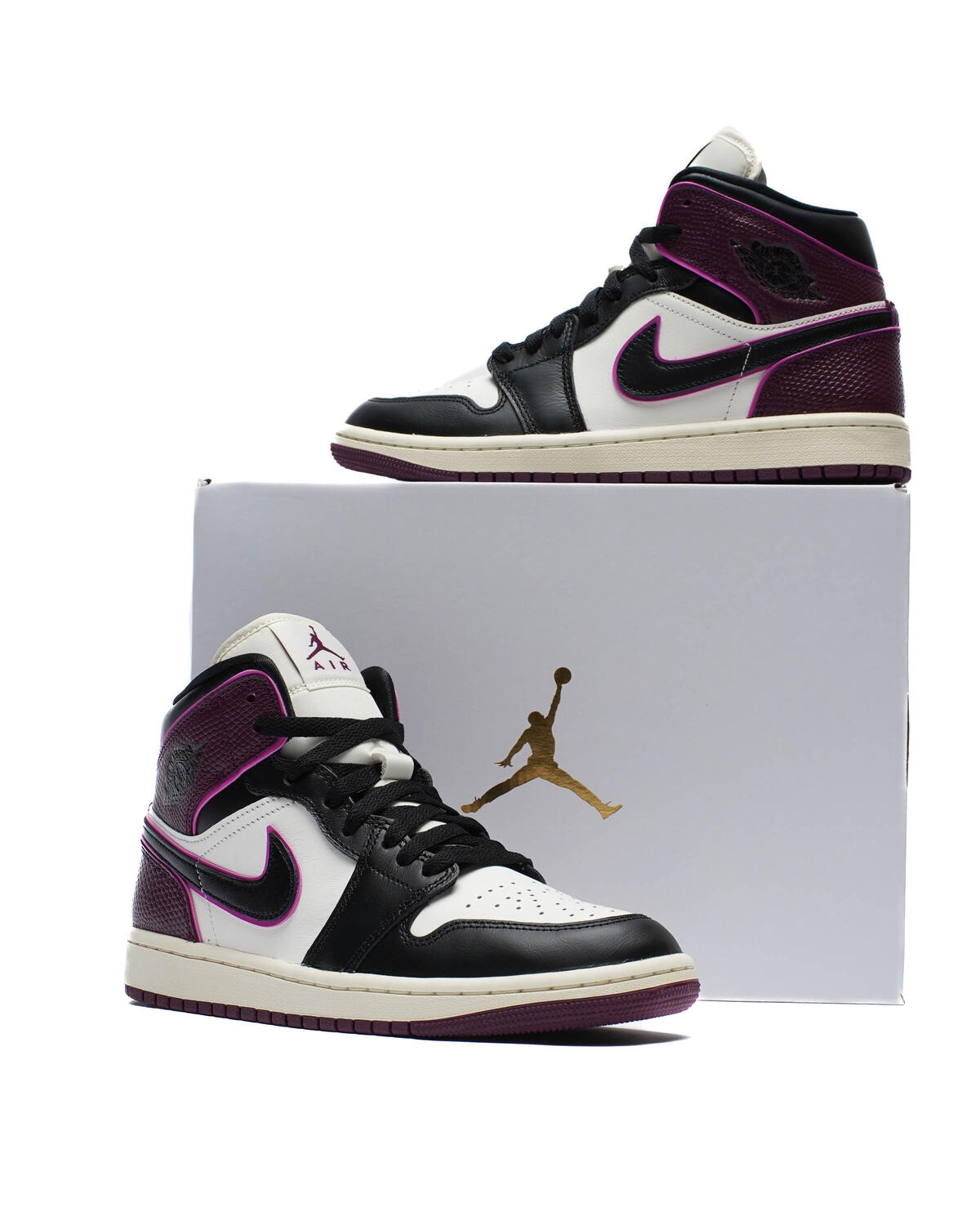 Air Jordan 1 Mid 'Bordeaux' (Women's) - Image 15