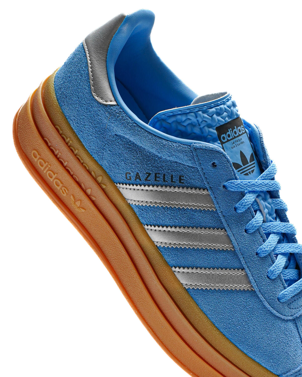 Adidas Gazelle Bold Blue Burst / Silver Metallic / Aurora Ink (Women's) - Image 7