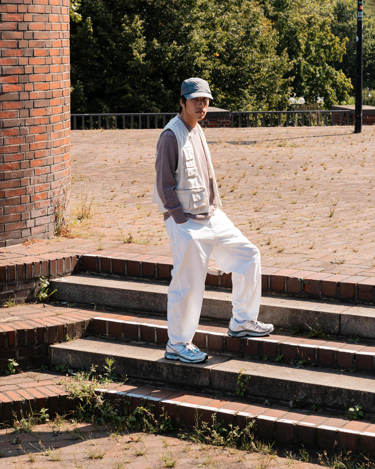 Salomon XT-4 OG Sharkskin Dawn Blue Metal - Image 31