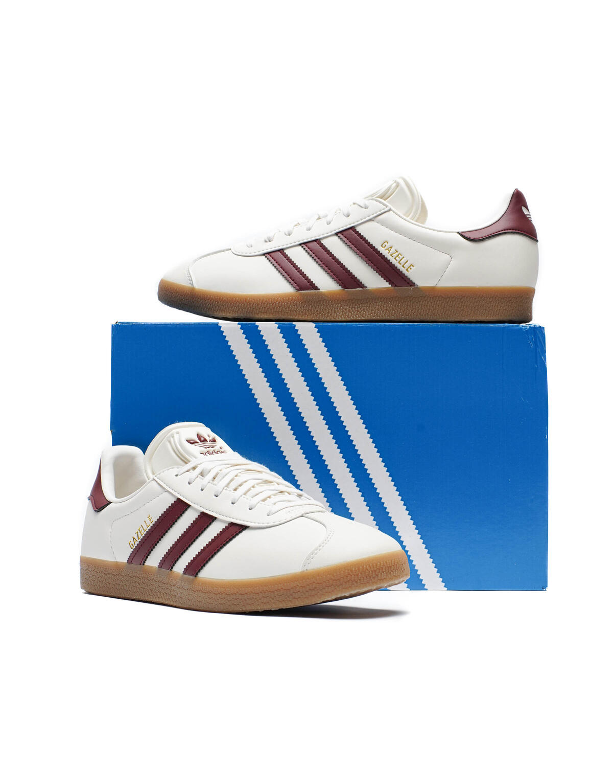 Adidas Gazelle White / Dark Red - Image 12