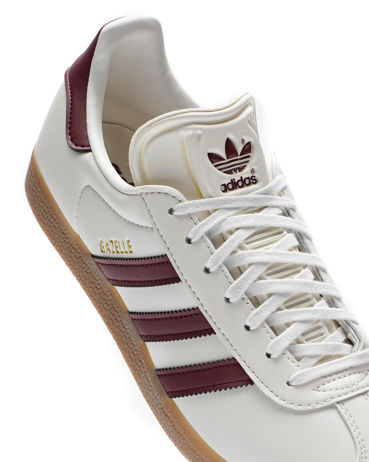 Adidas Gazelle White / Dark Red - Image 13