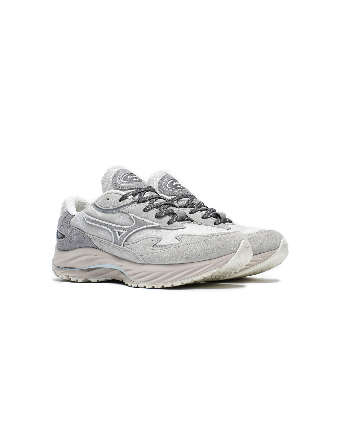 Mizuno WAVE Rider β "Mimetics Pack" Light Grey/Grey/Black - Image 3