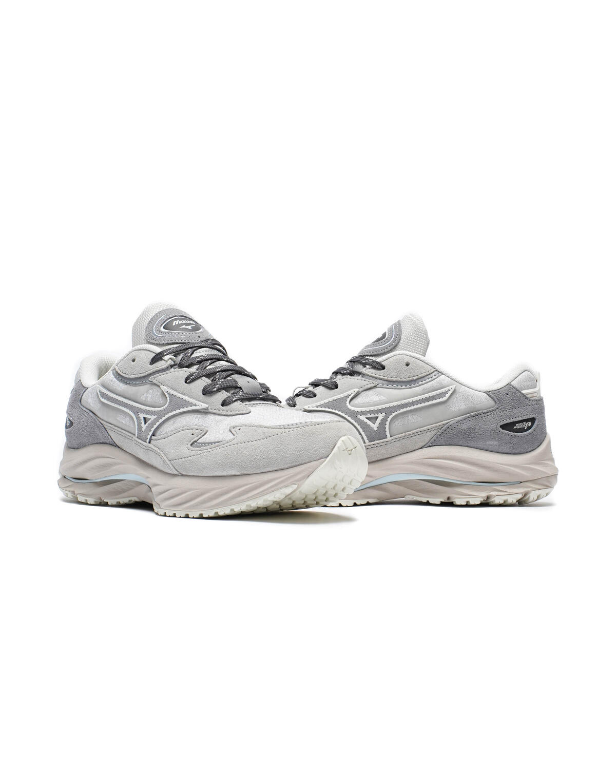 Mizuno WAVE Rider β "Mimetics Pack" Light Grey/Grey/Black - Image 5