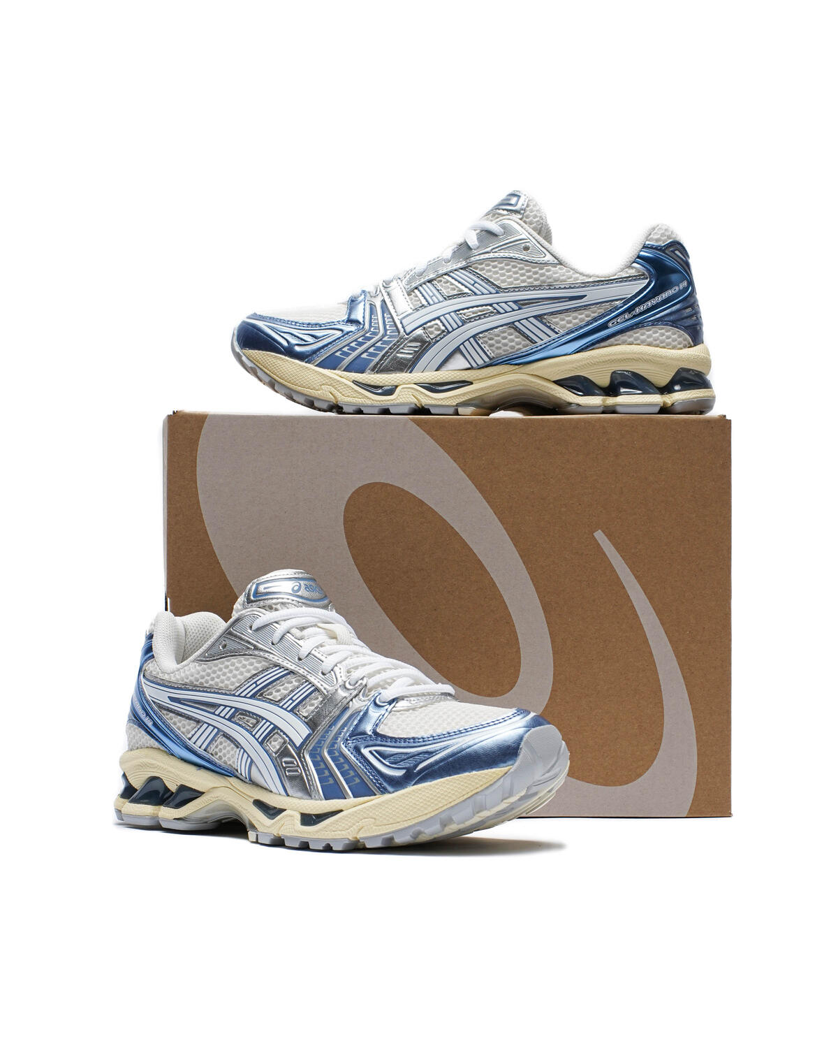 Asics Gel Kayano 14 Cream / Denim Blue - Image 27