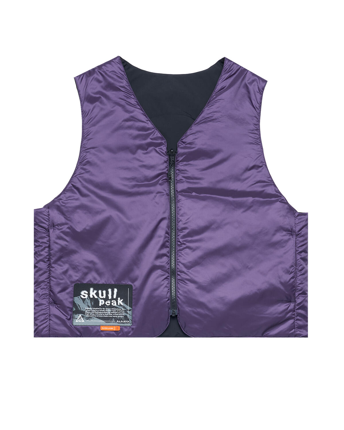 Nike ACG Skull Peak Reversible Vest Black / Dark Raisin / Summit White - Image 3