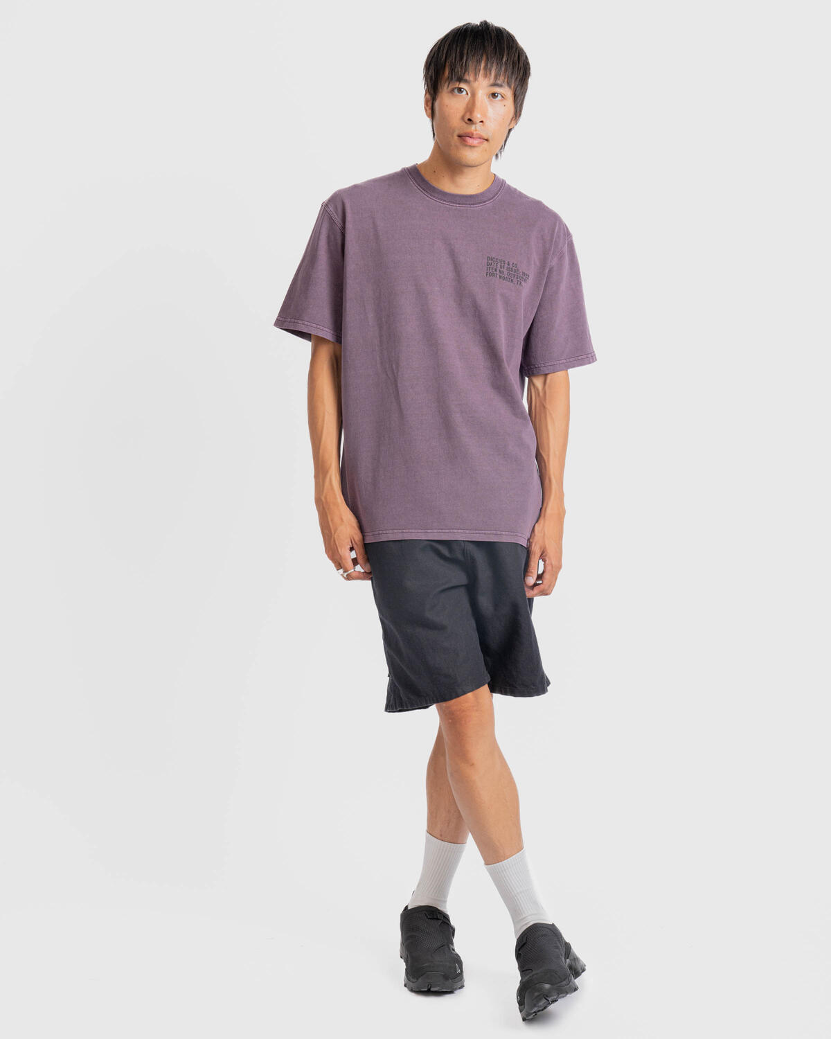 Dickies Stamp Tee Purple - Image 3