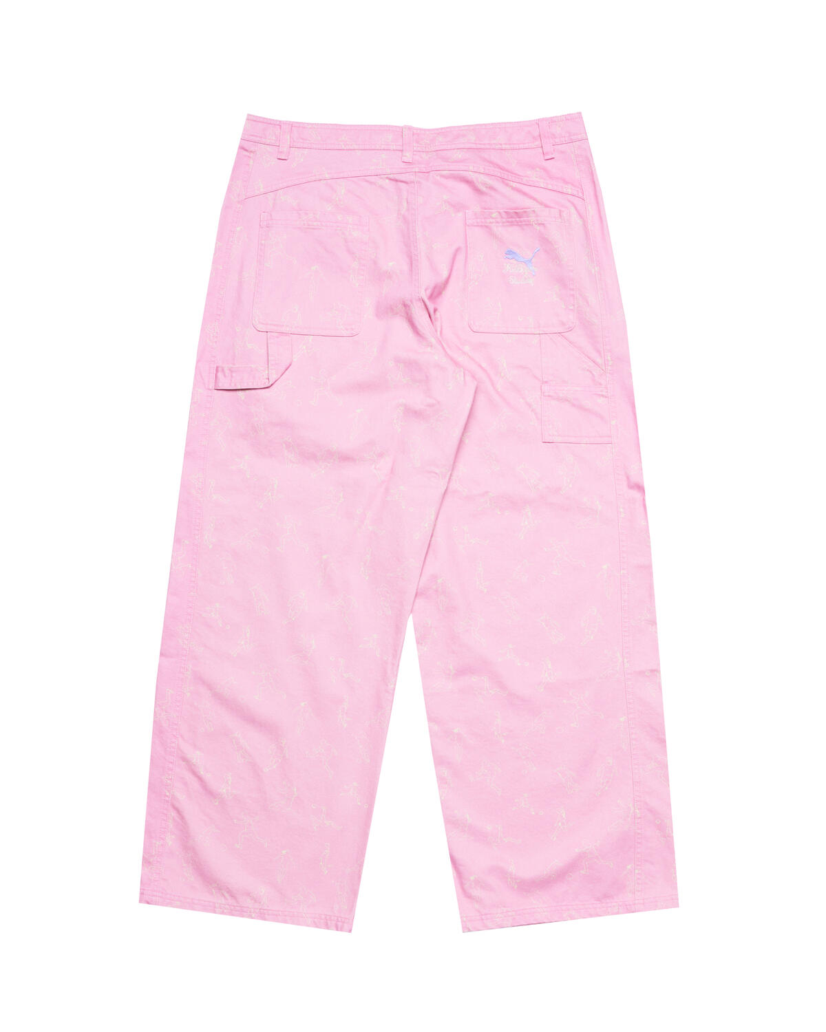 Puma x KidSuper Jeans Womens Pant - Pink - Image 8