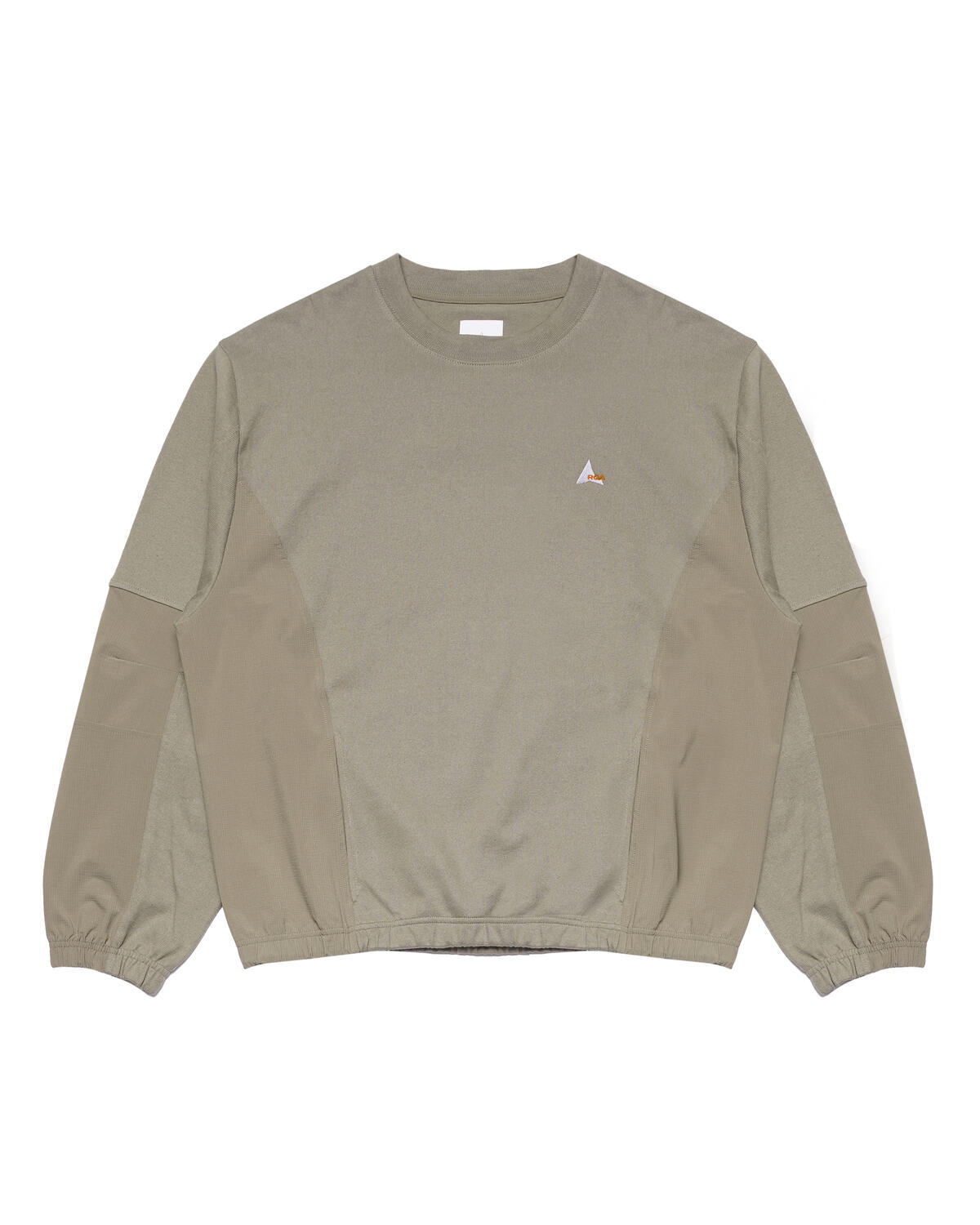 ROA Paneled Crewneck | RBMW089JY02-GRN0004 | AFEW STORE