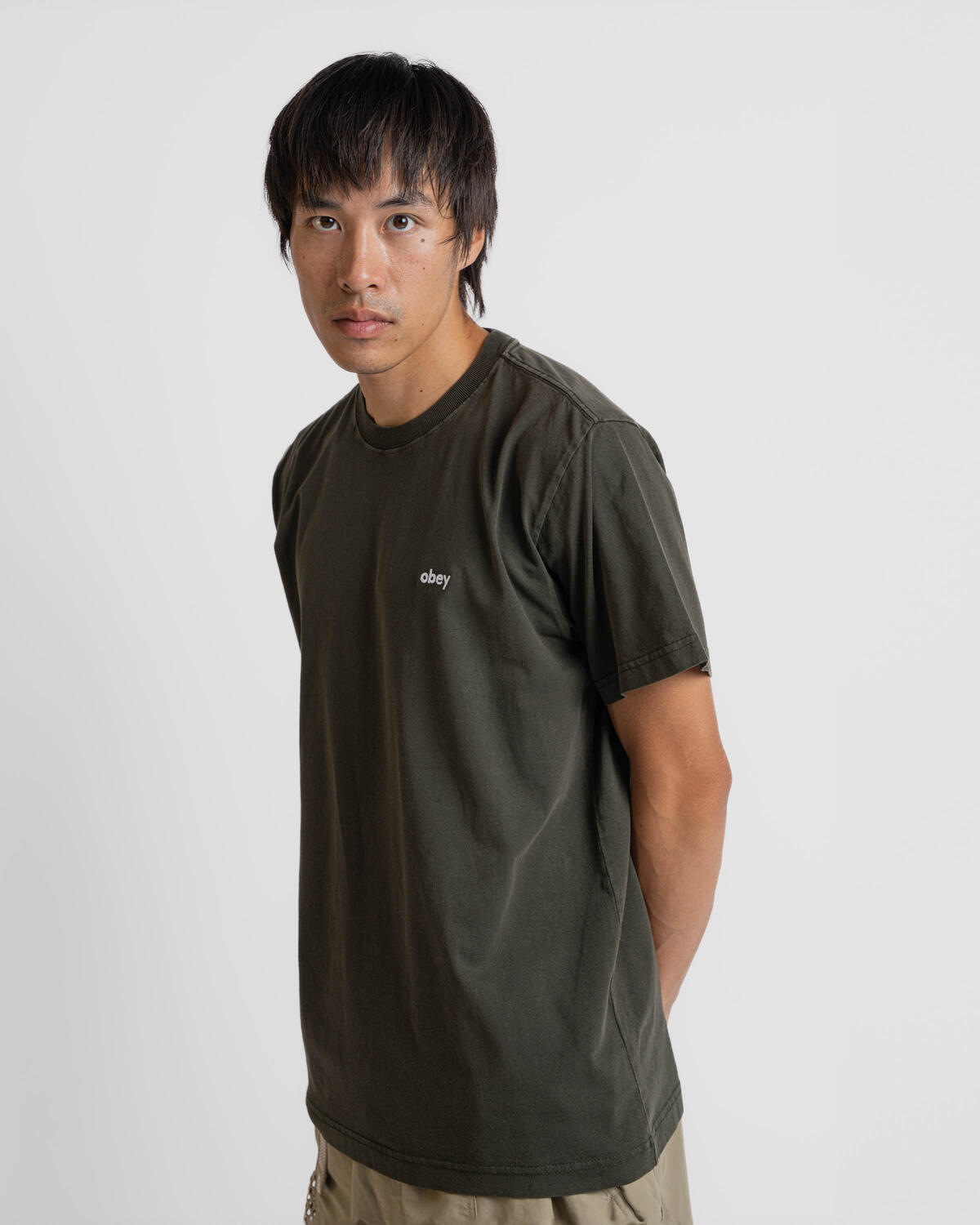 Obey Lowercase Pigment Tee - Image 5