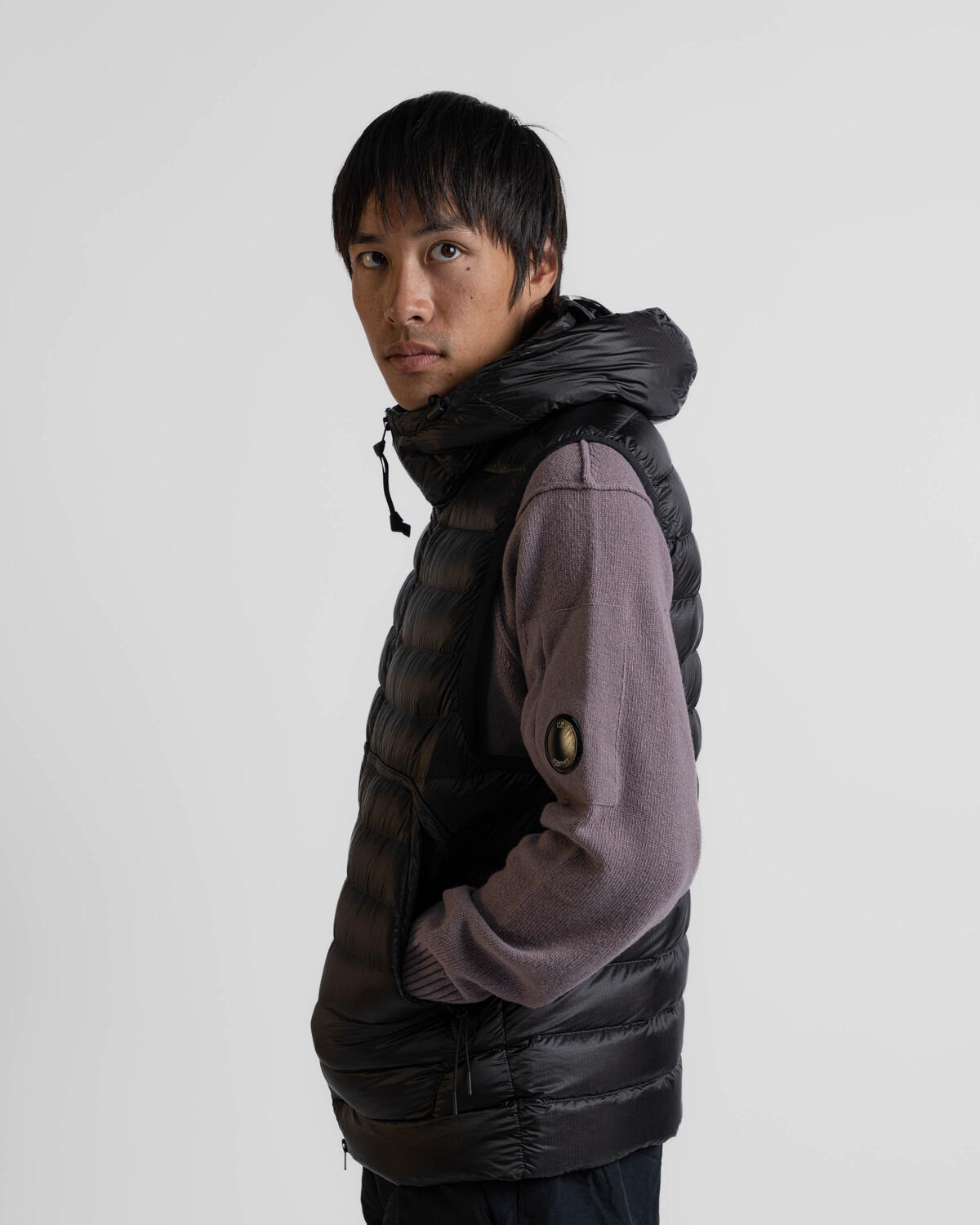 C.P. Company D.D. SHELL GOGGLE DOWN VEST | 17CMOW074A006099A-999 
