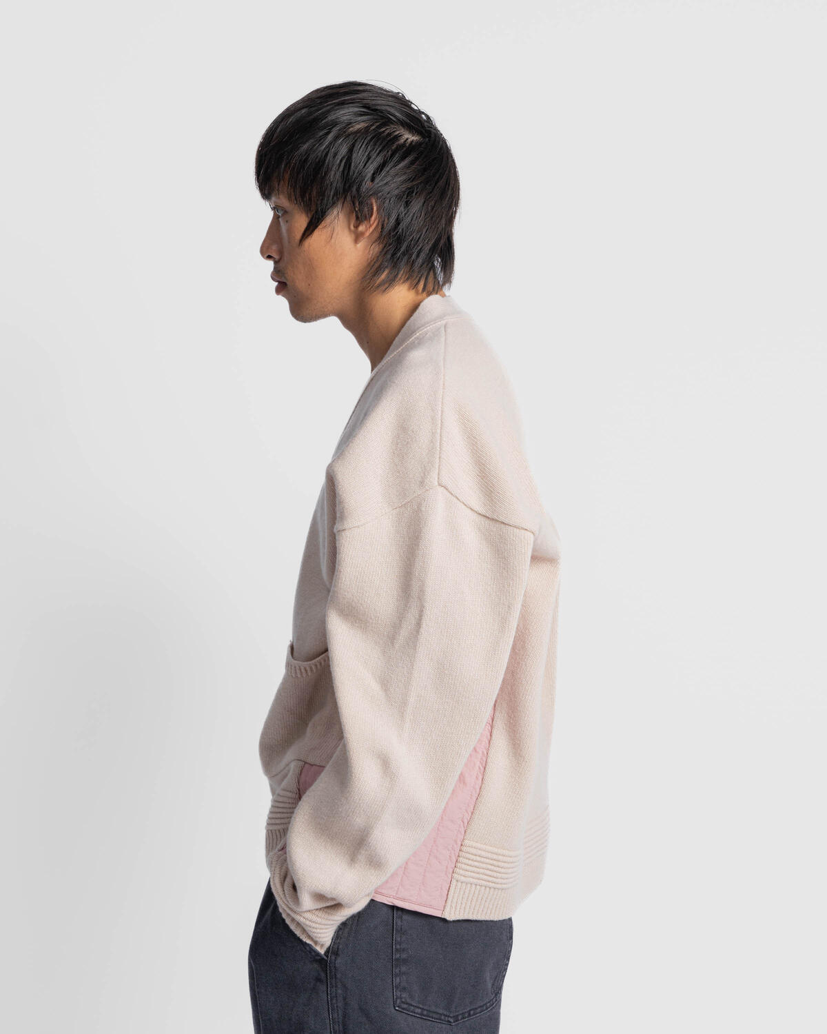 HGBB Studio Salmon Knit Zip-Up - Image 5