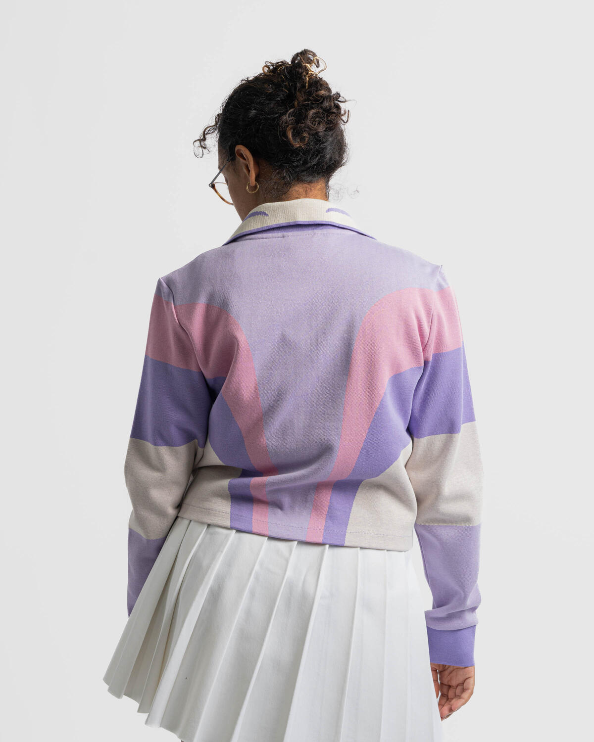 Puma x KidSuper Zip Up Womens Jacket - Purple/Pink - Image 6