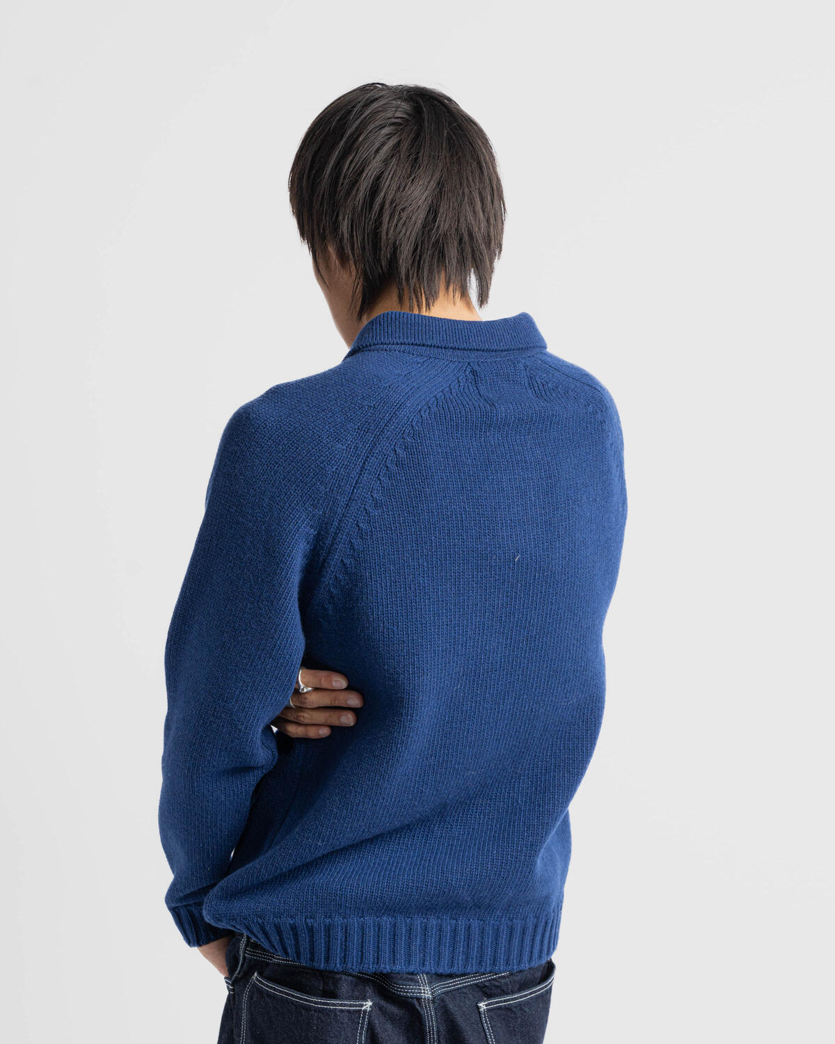 Arte Antwerp Polo Futebol Knit | AW24-154K-NVY | AFEW STORE